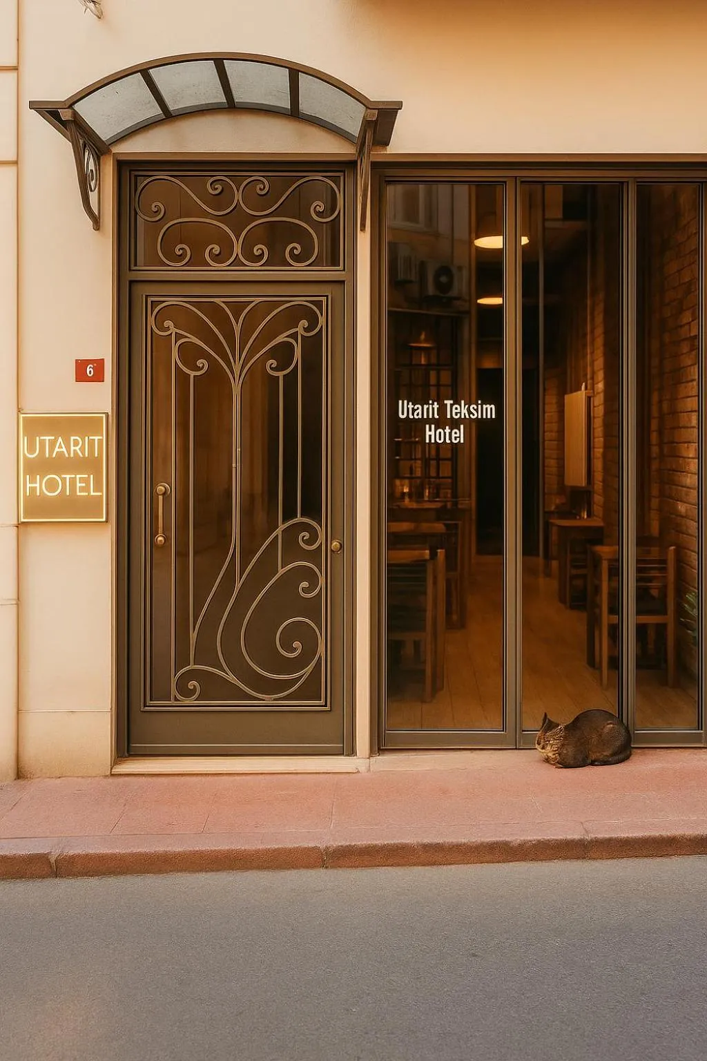 Facade/entrance in Utarit Hotel