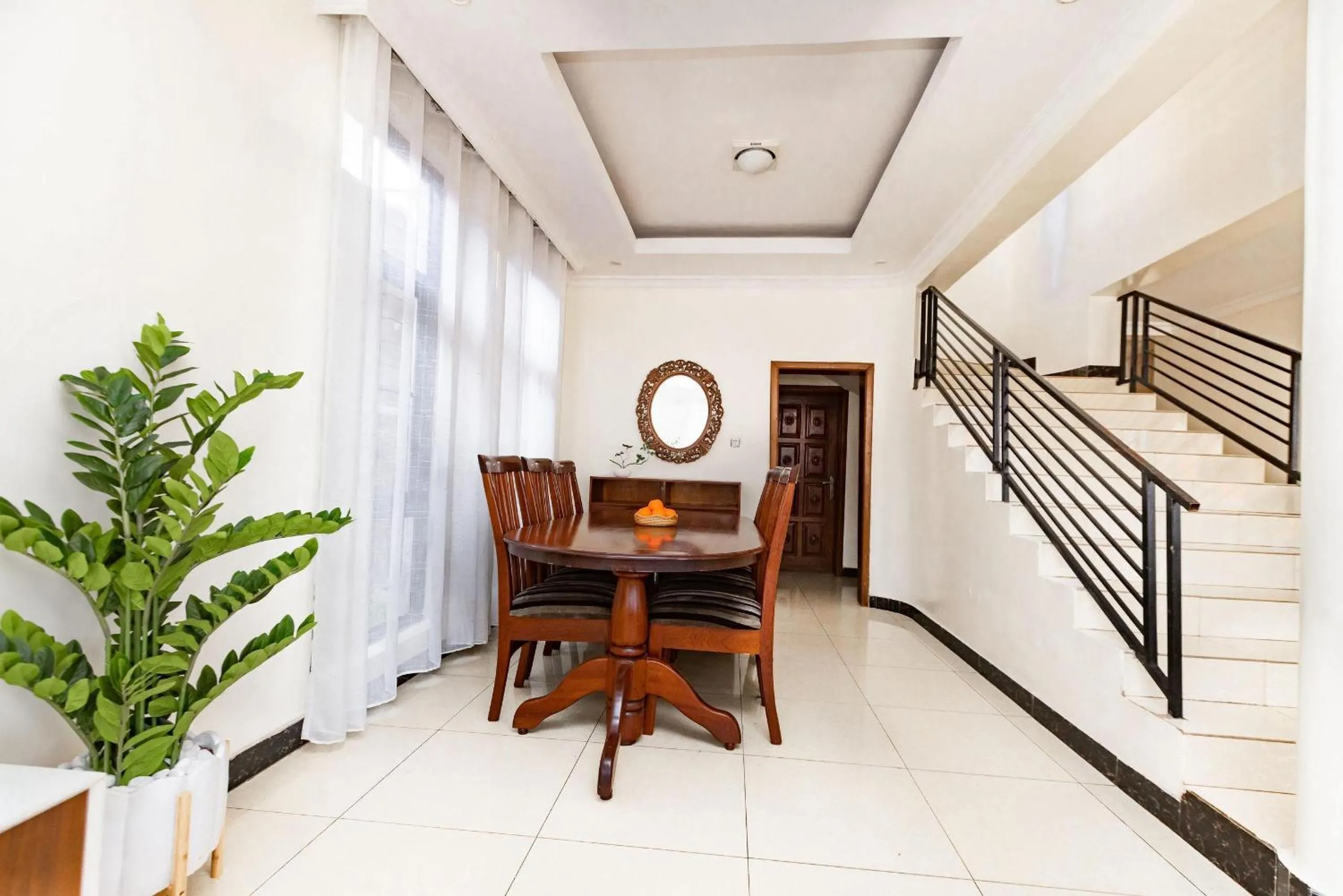 Living room in kigali Pillar House inn