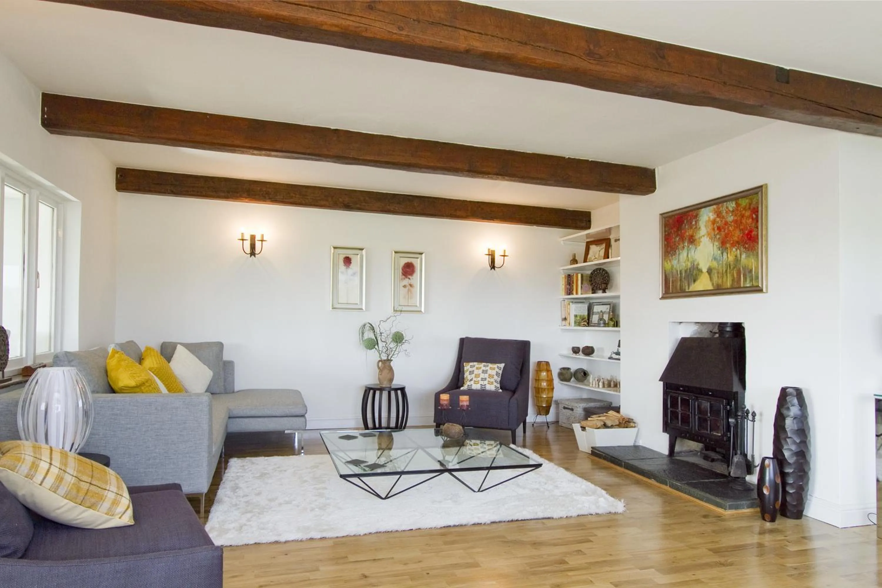 Seating area in High Grassings Country House