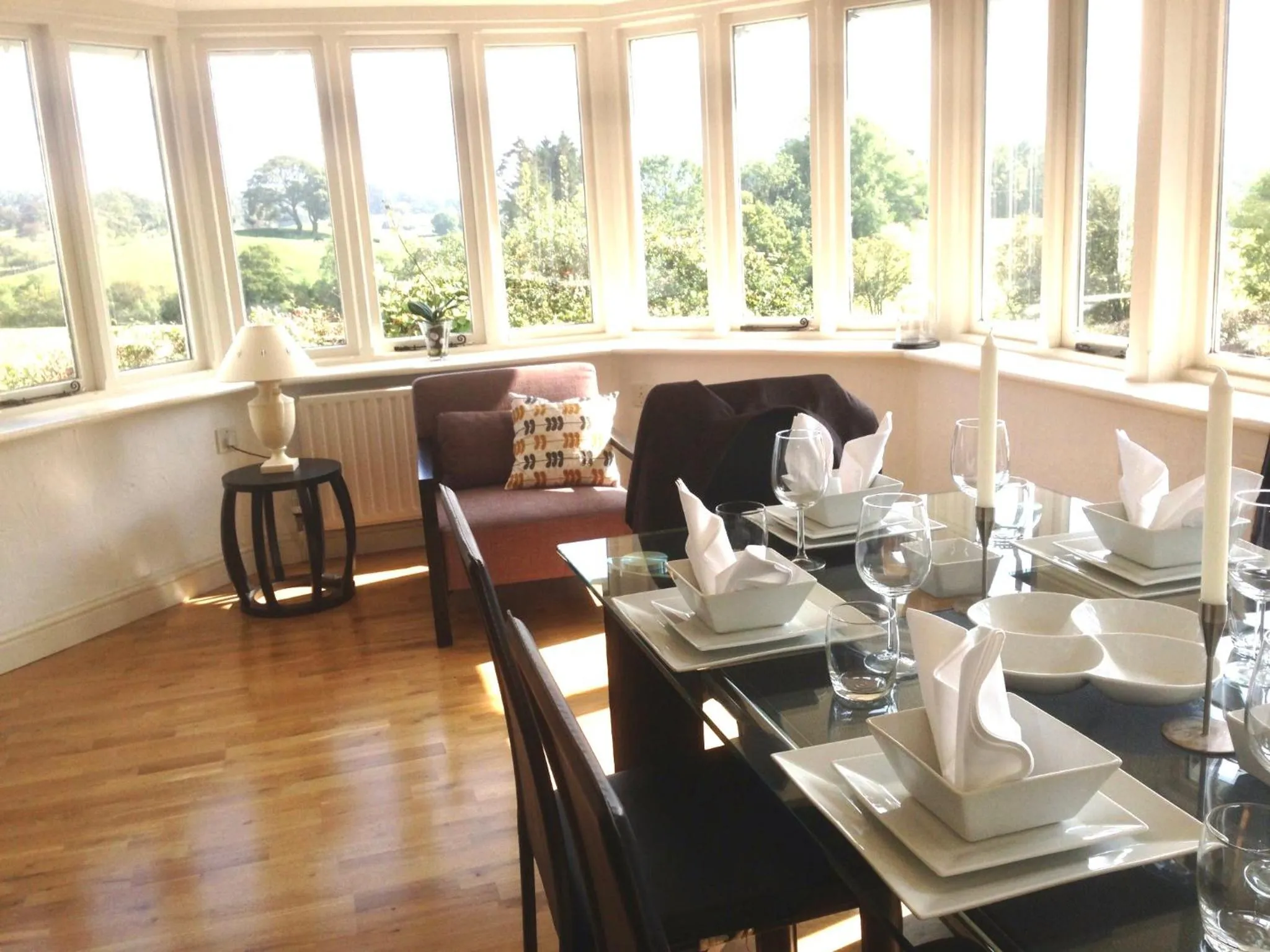 Dining area in High Grassings Country House