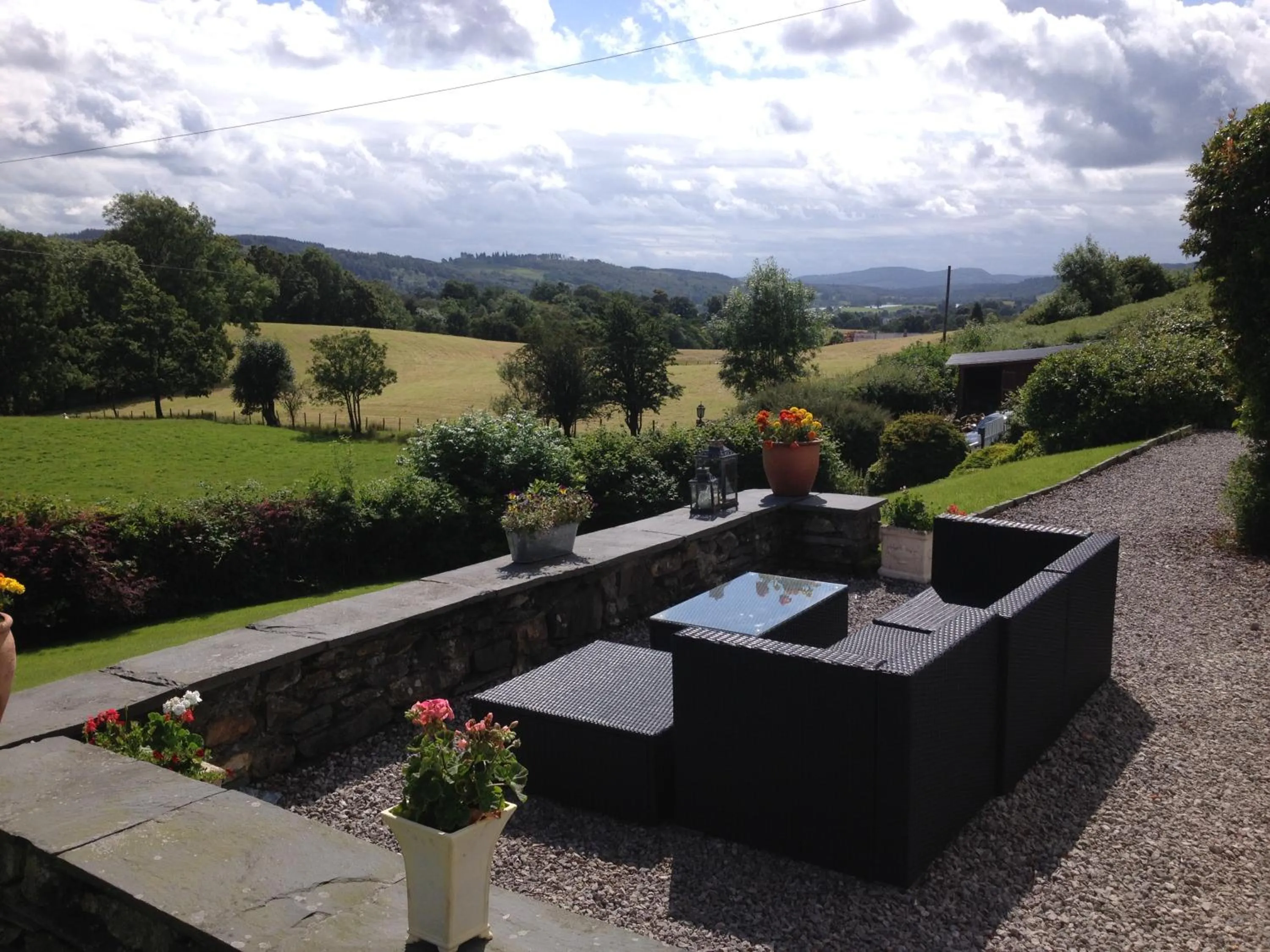 Balcony/Terrace in High Grassings Country House