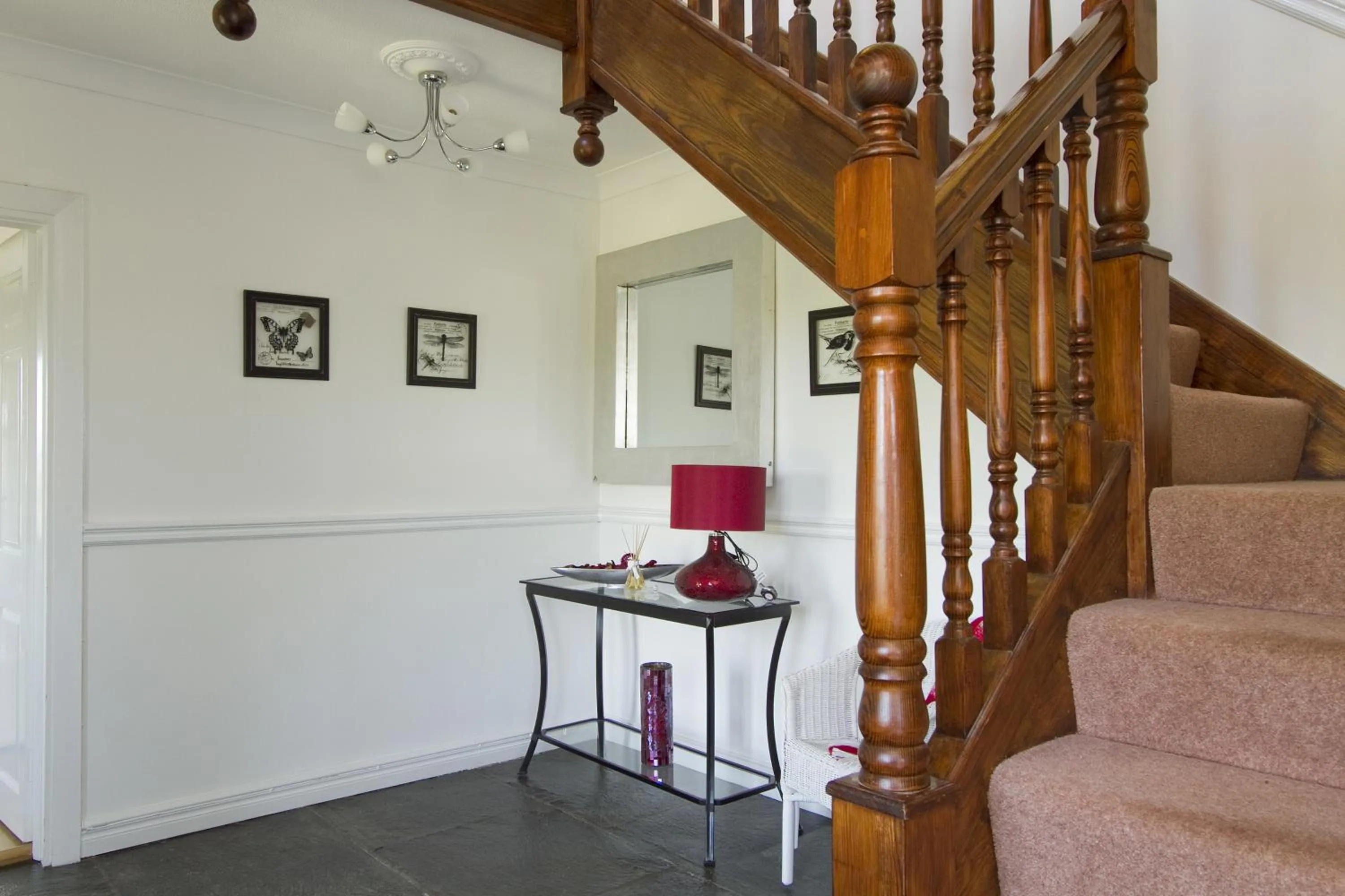 Lobby or reception in High Grassings Country House