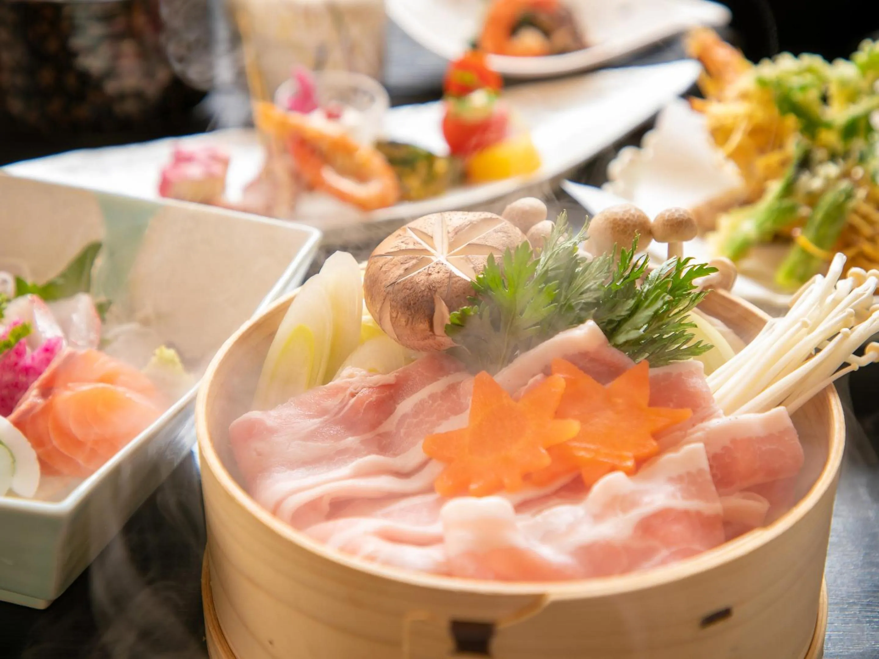 Dinner in AsoTsuruya