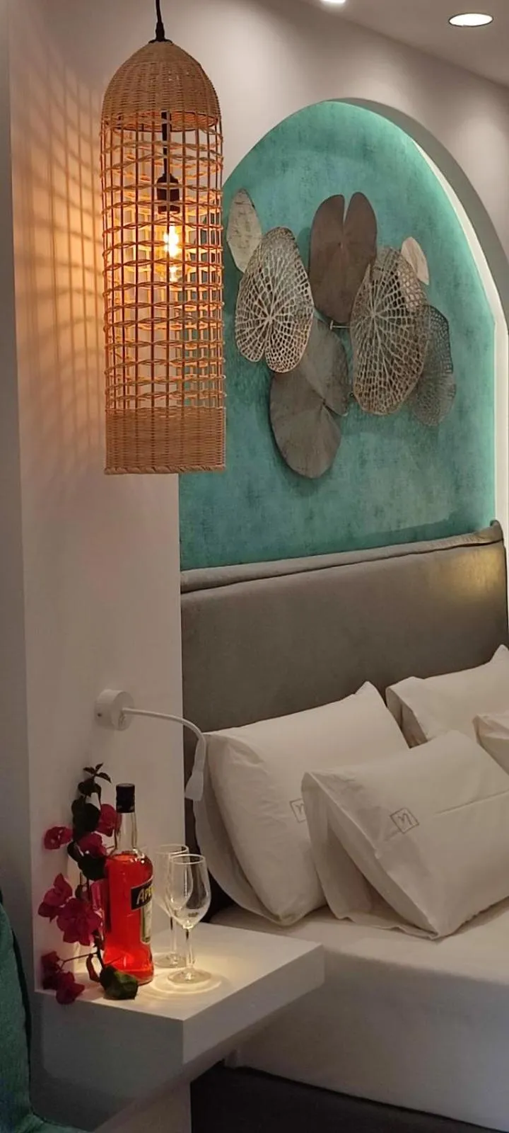 Bed in Ilianthos Apartments & Rooms