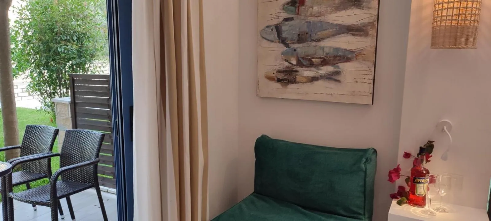 Balcony/Terrace in Ilianthos Apartments & Rooms