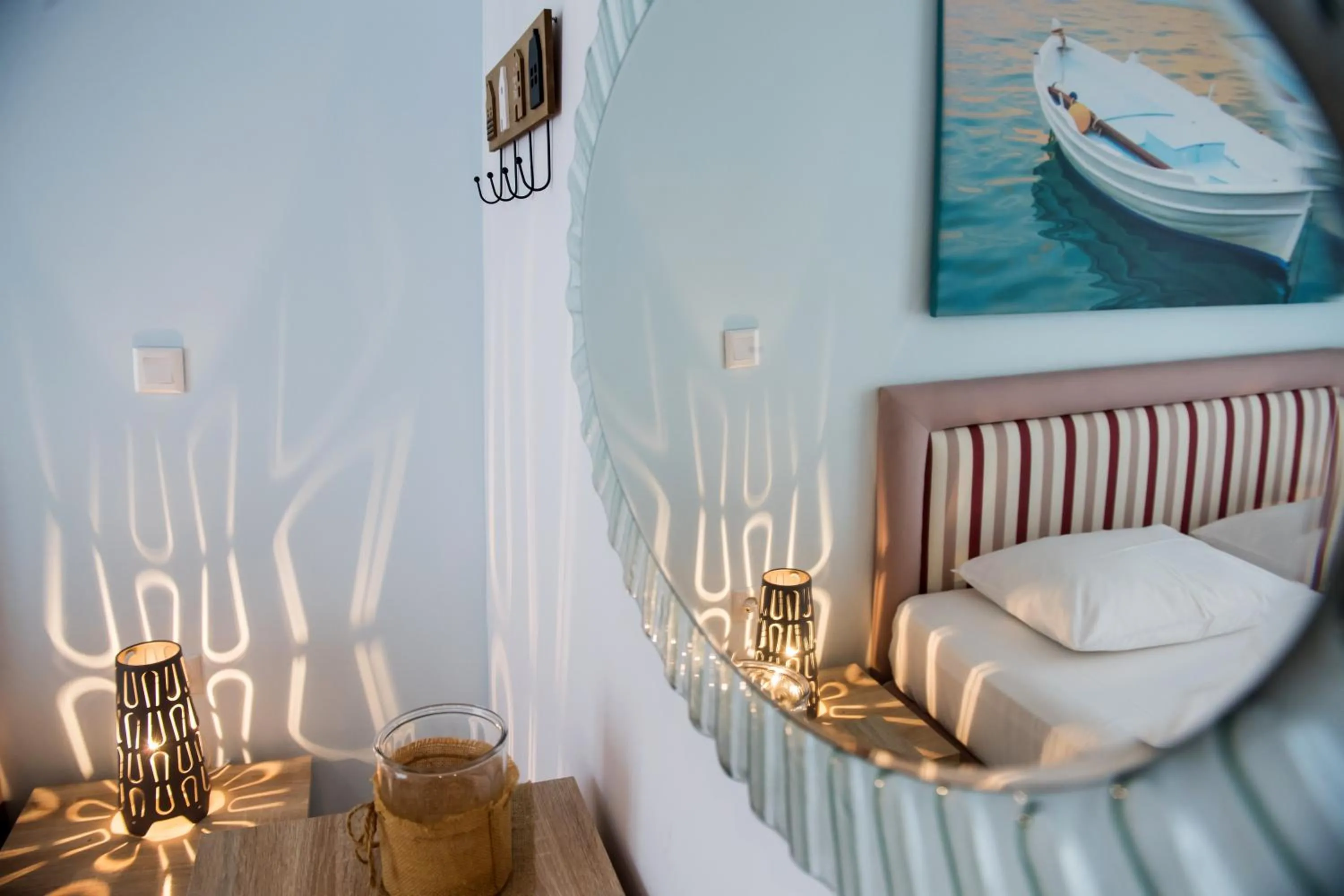 Bedroom in Ilianthos Apartments & Rooms