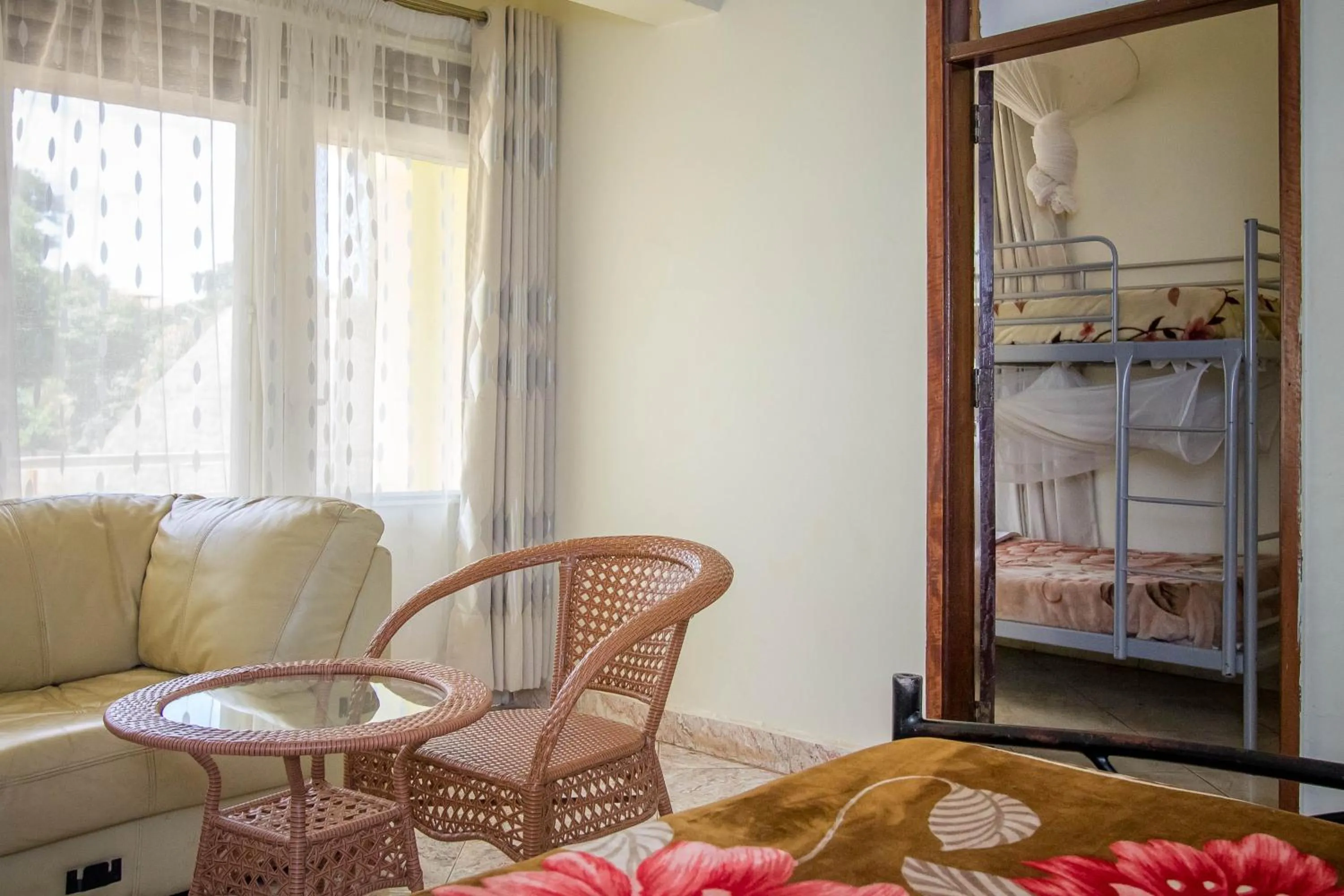 Bedroom in Jinja Safari Hotel