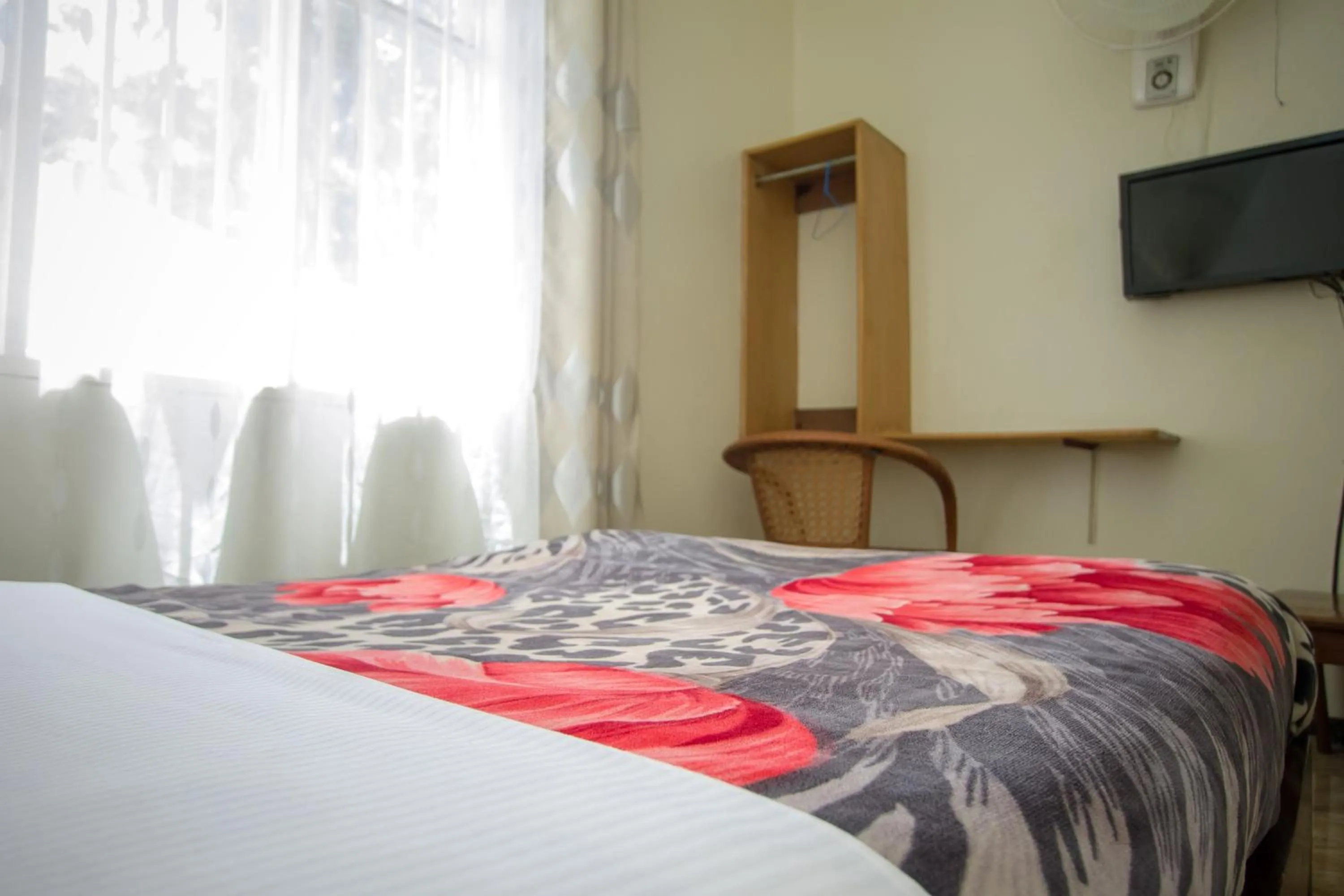 Bed in Jinja Safari Hotel