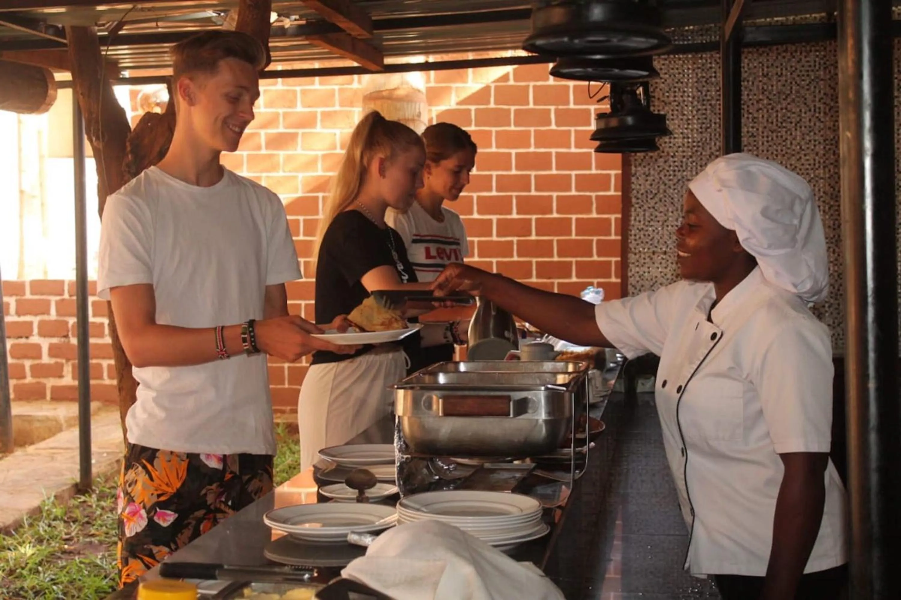 Breakfast in Impala Safari Lodge