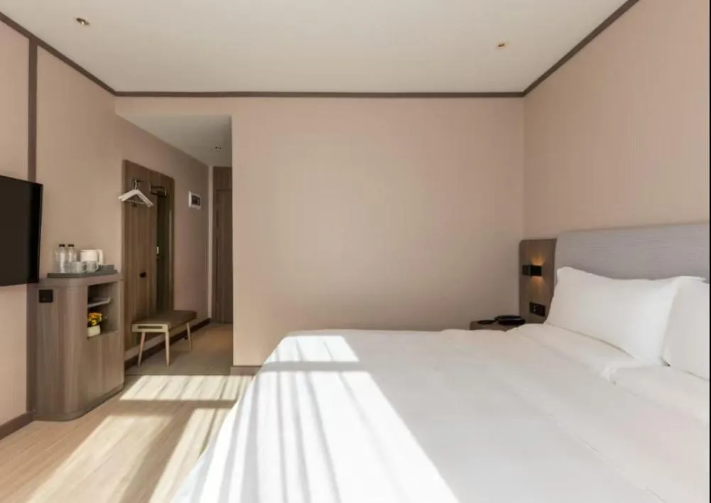Bedroom, Bed in Hanting Hotel Beijing Beiqijia Future Science and Technology City