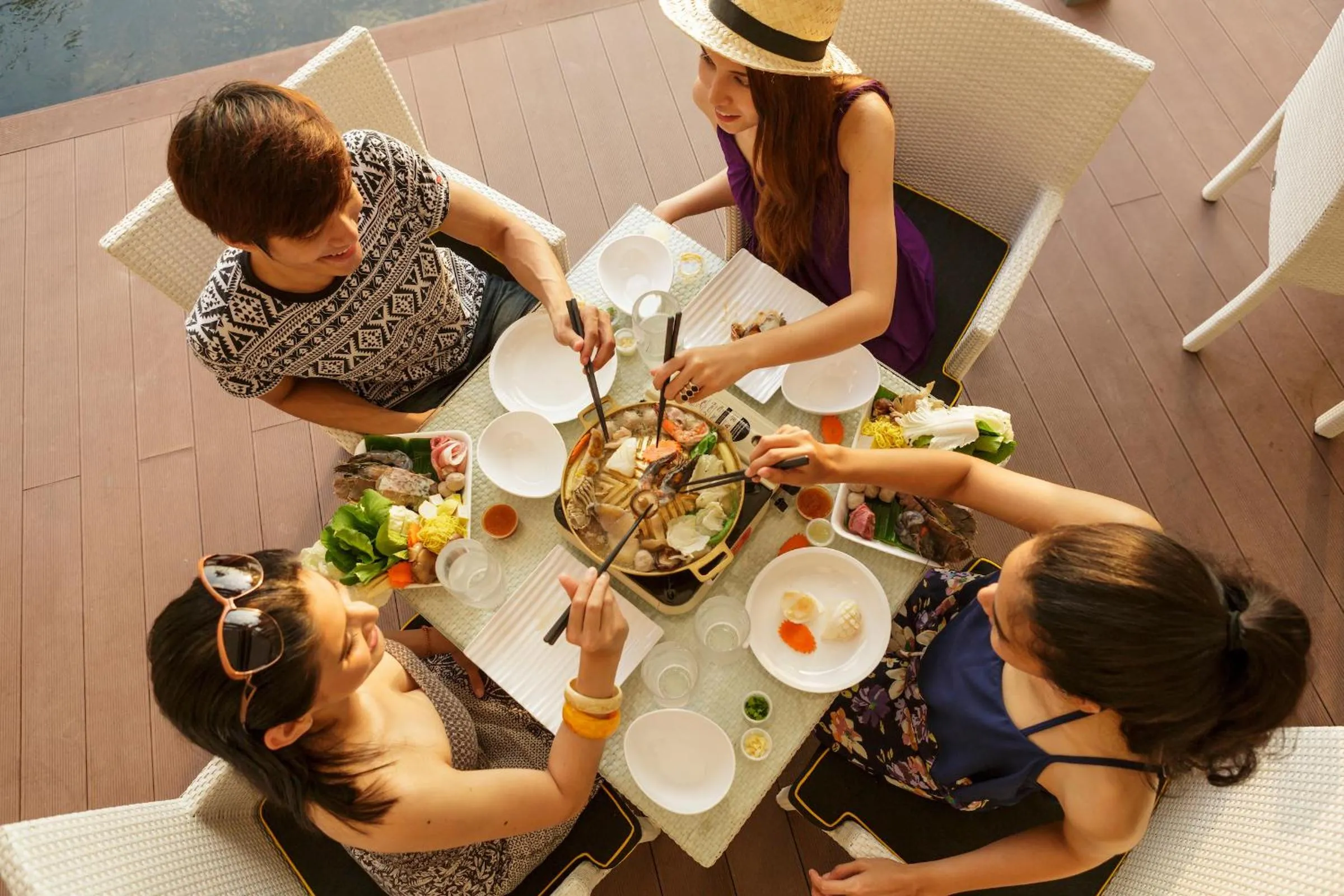 Lunch in Cassia Phuket, part of Banyan Group