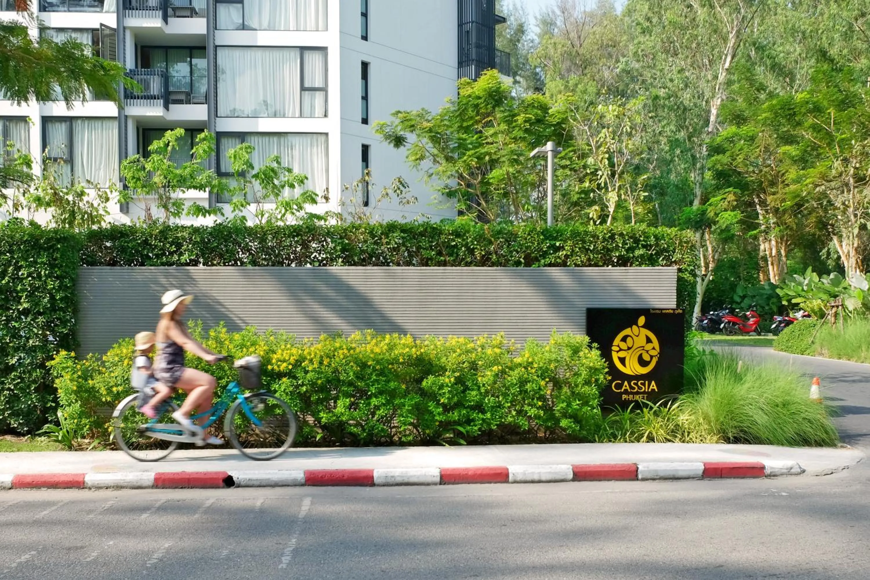 Facade/entrance in Cassia Phuket, part of Banyan Group