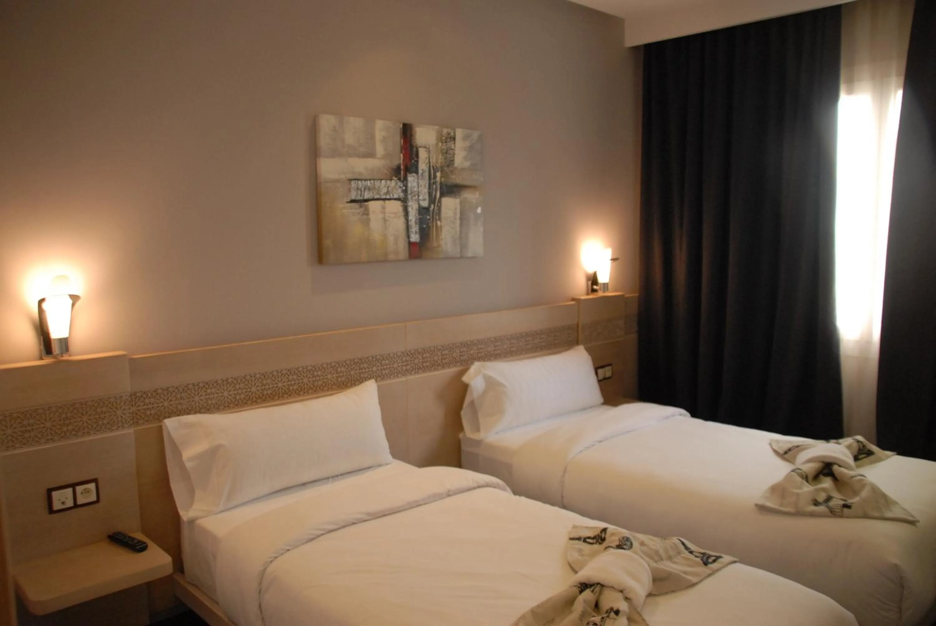 Bedroom, Bed in Hotel A44