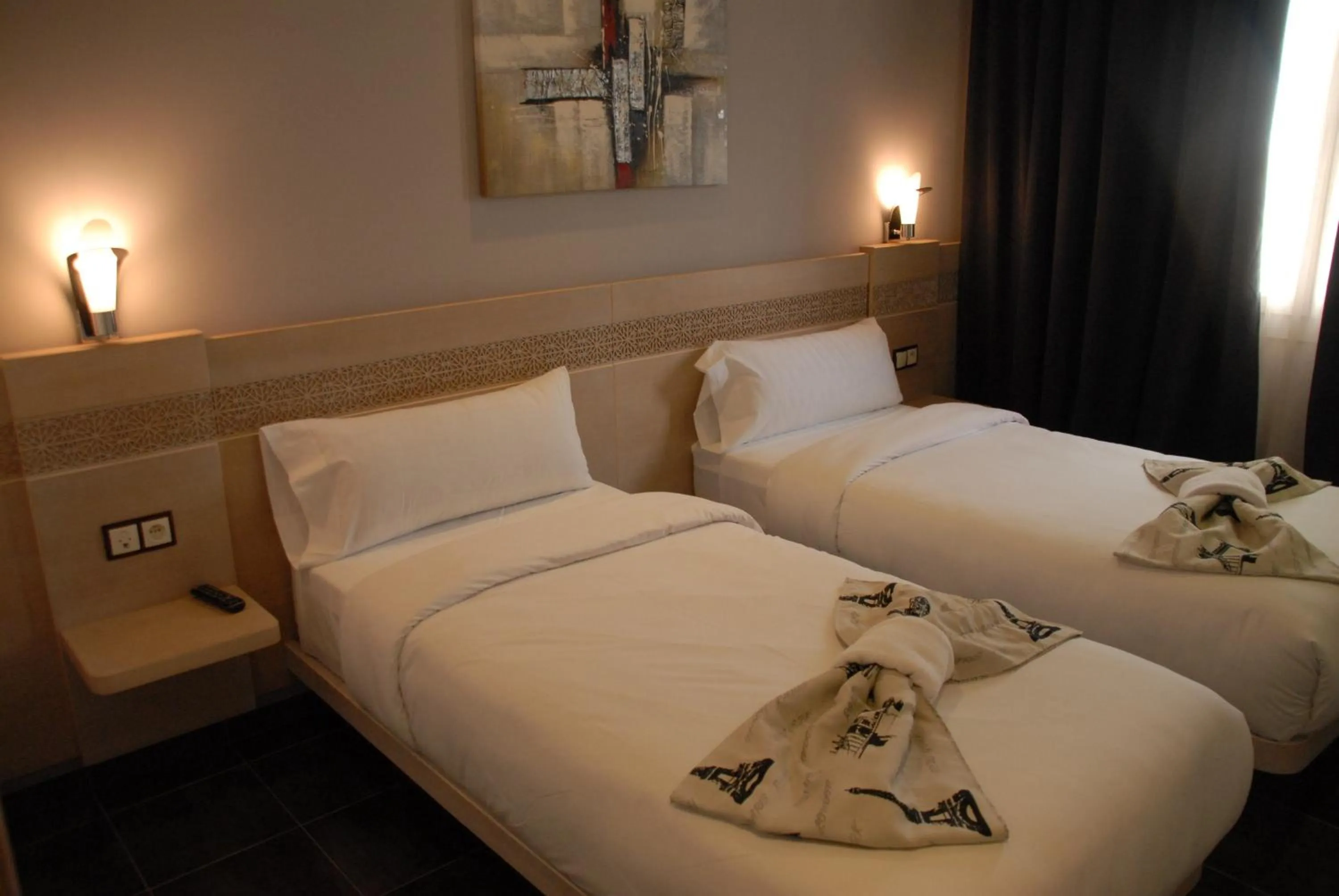 Bedroom, Bed in Hotel A44