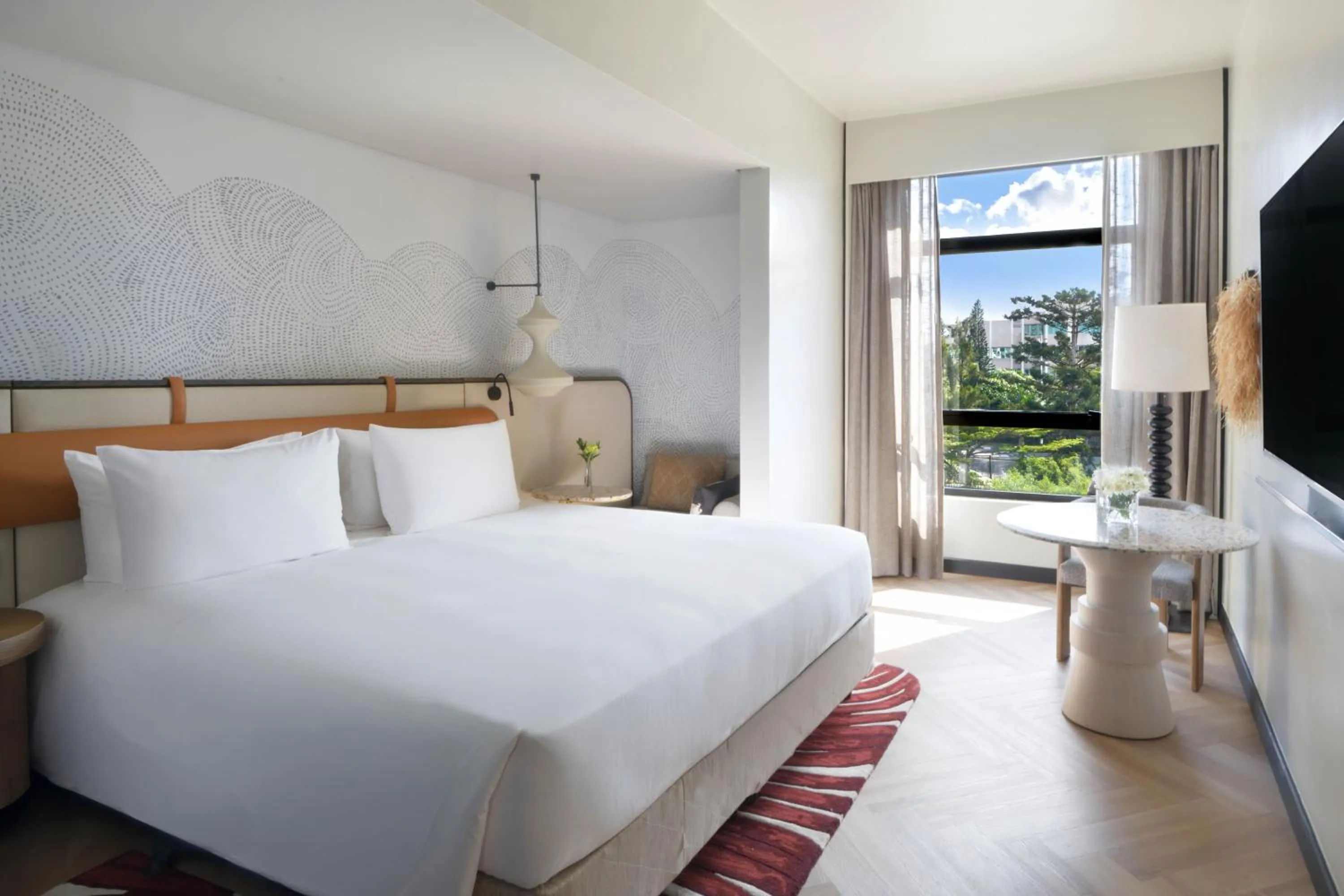 Bed in Mövenpick Kigali