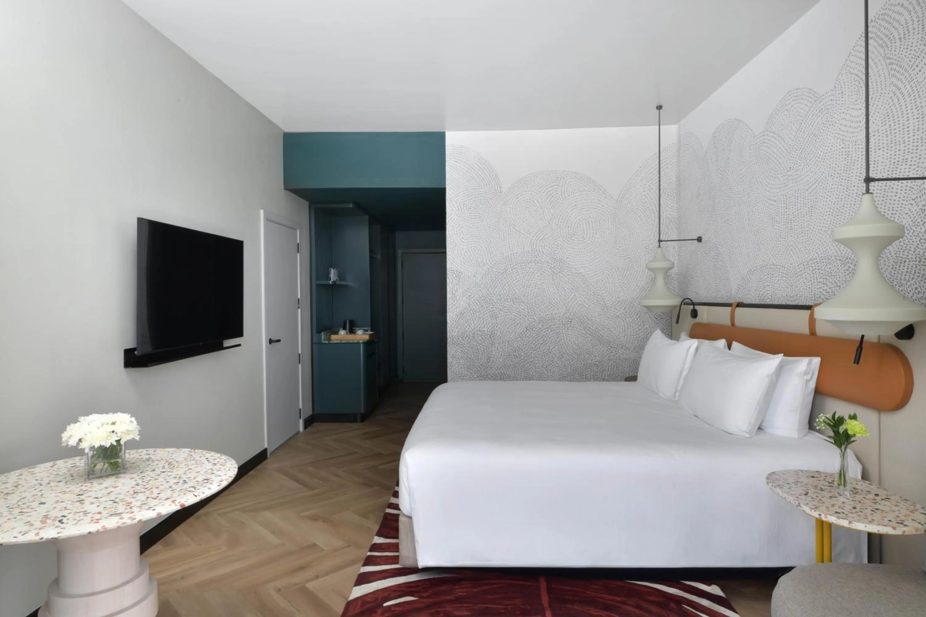 Bed in Mövenpick Kigali