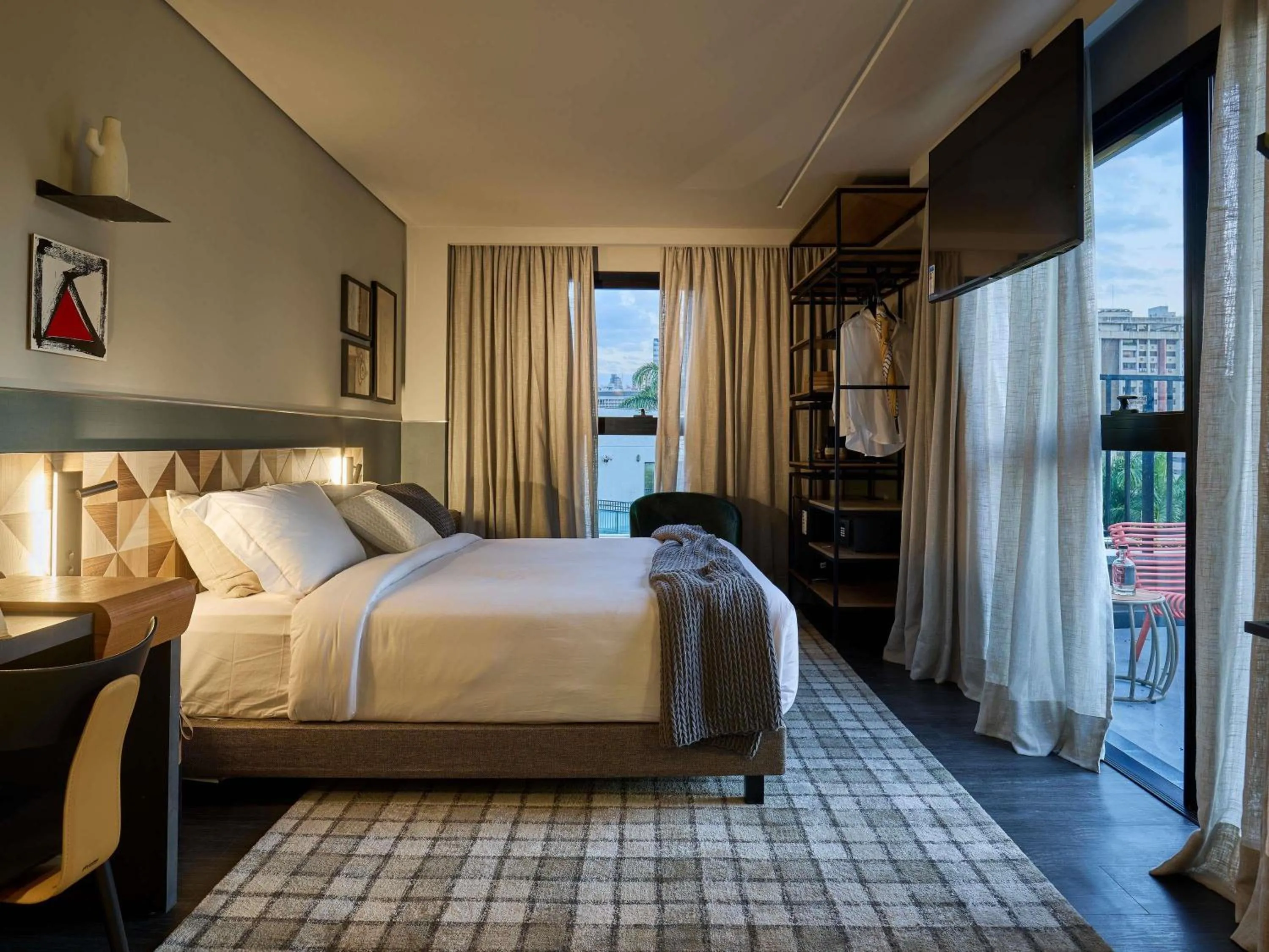 Bedroom, Bed in TRIBE Belo Horizonte Savassi