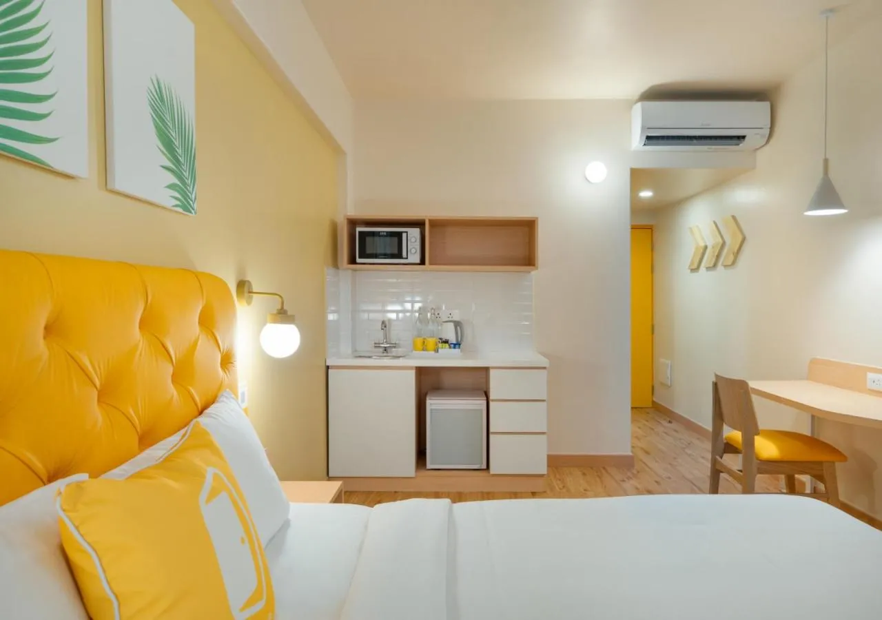 View (from property/room), Bed in Bloom Hotel - Whitefield