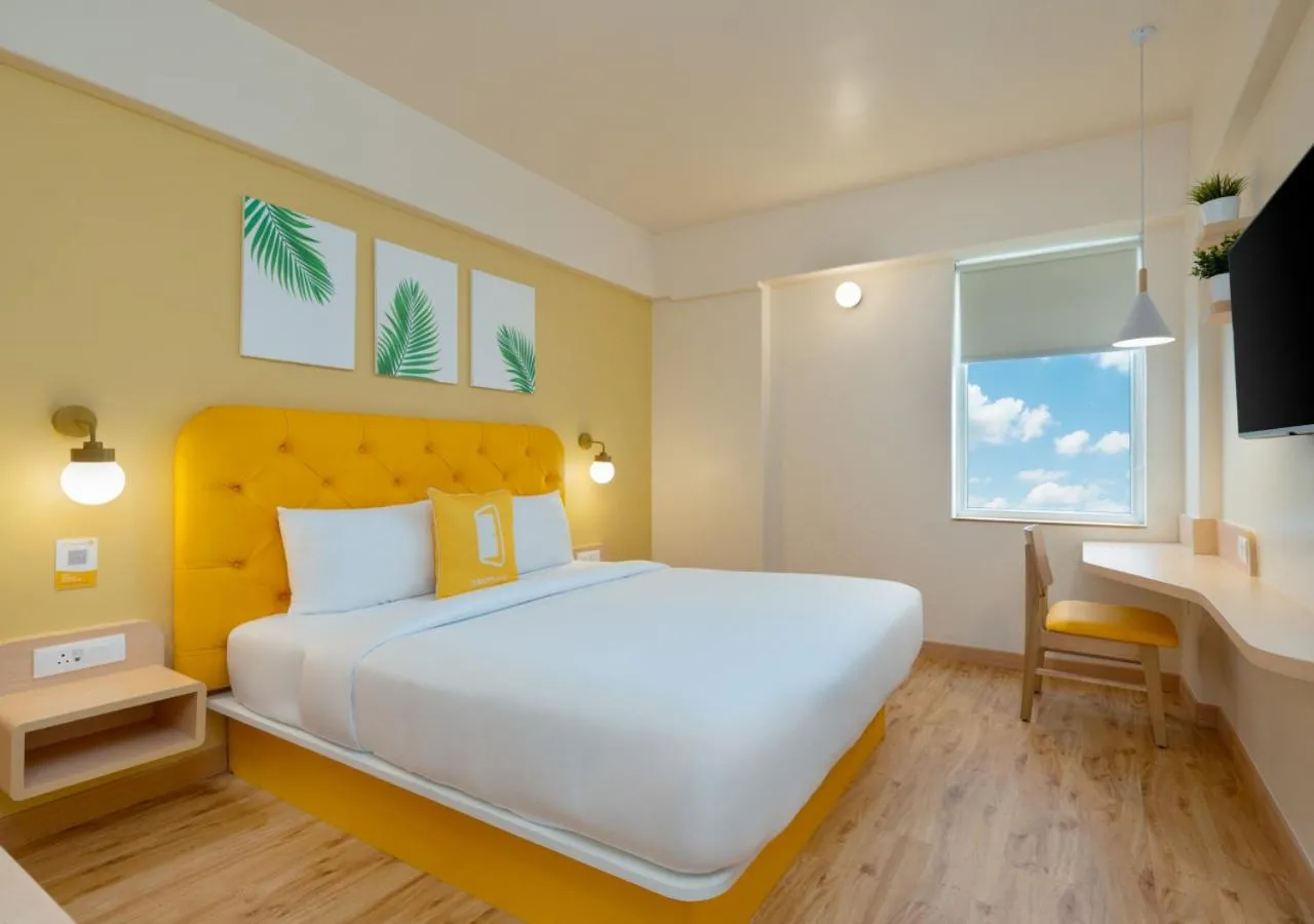 View (from property/room), Bed in Bloom Hotel - Whitefield
