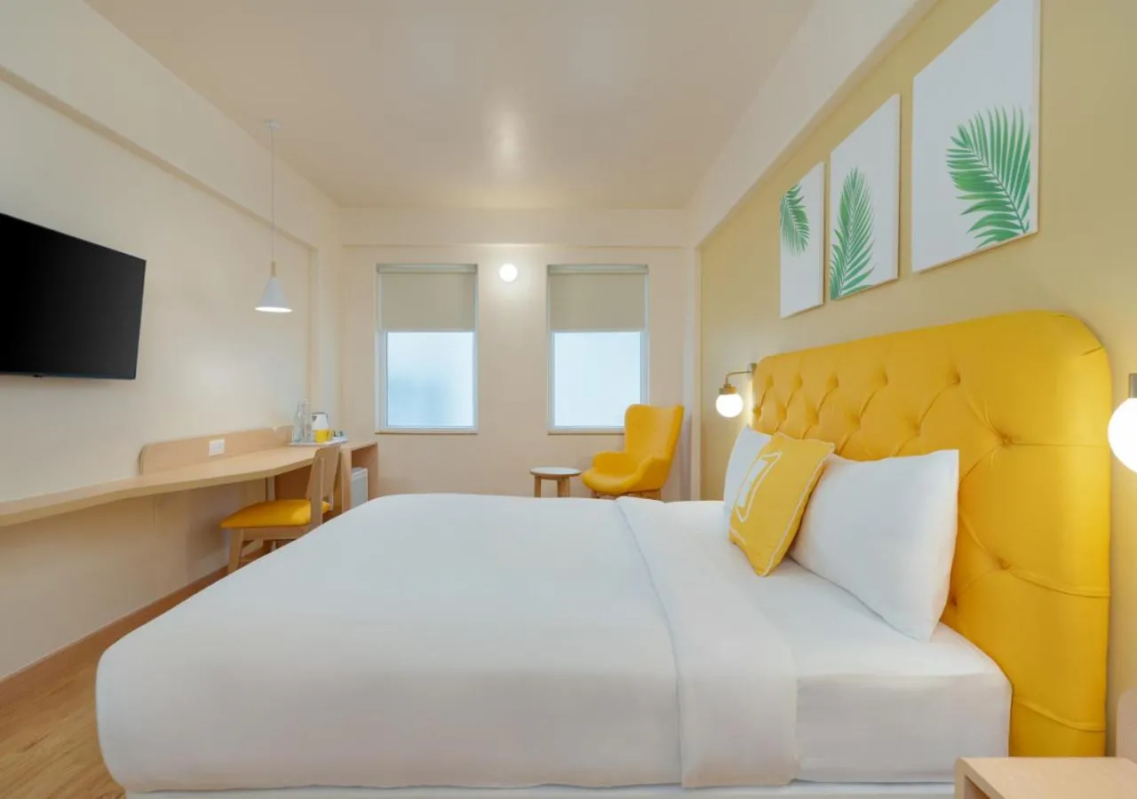 View (from property/room), Bed in Bloom Hotel - Whitefield