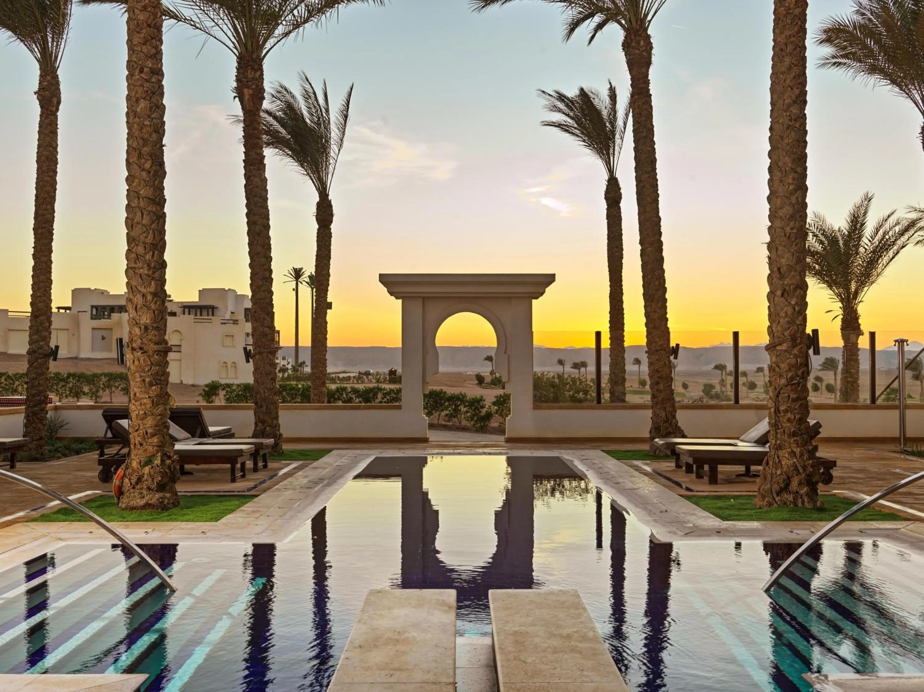Swimming pool in Ancient Sands Golf Resort and Residences