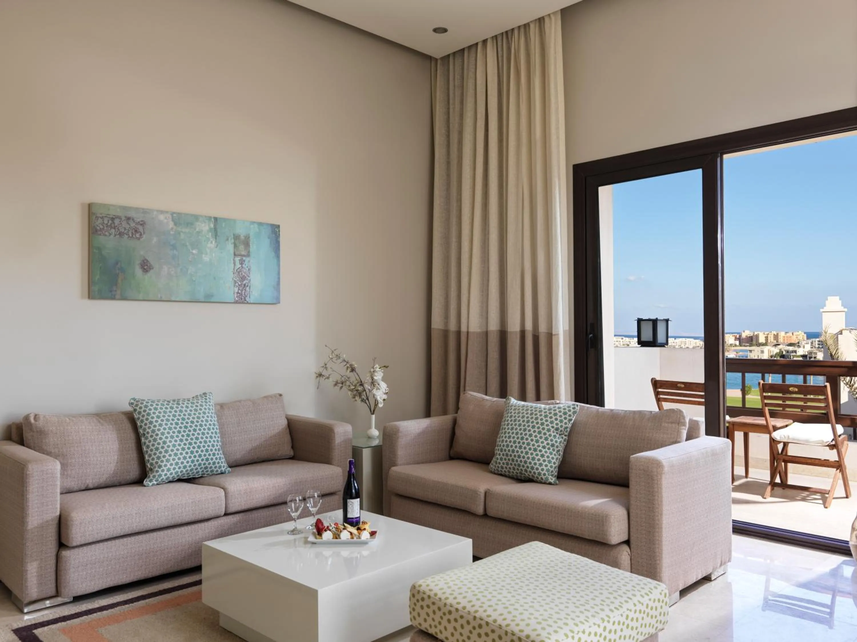 Living room in Ancient Sands Golf Resort and Residences