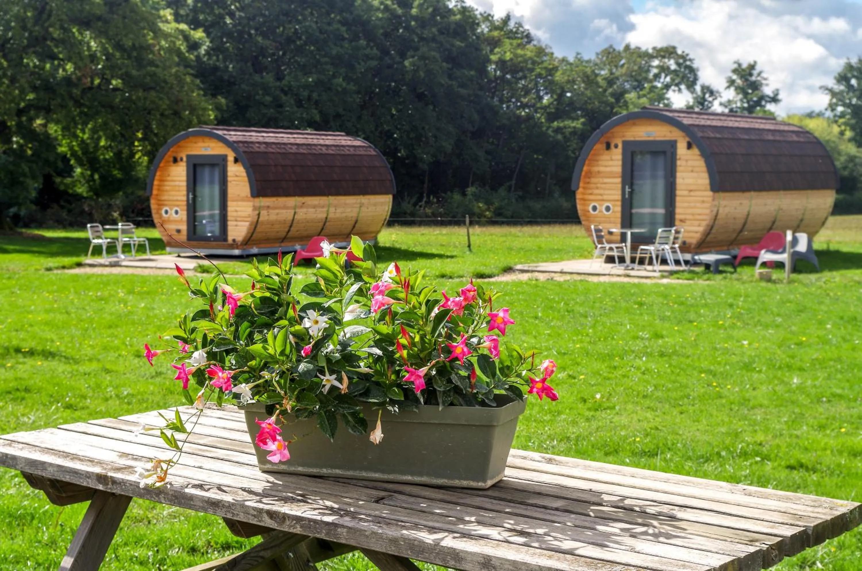 Property building in Domaine Joseph LAFARGE Wine Resort Oeno-tonneaux expérience