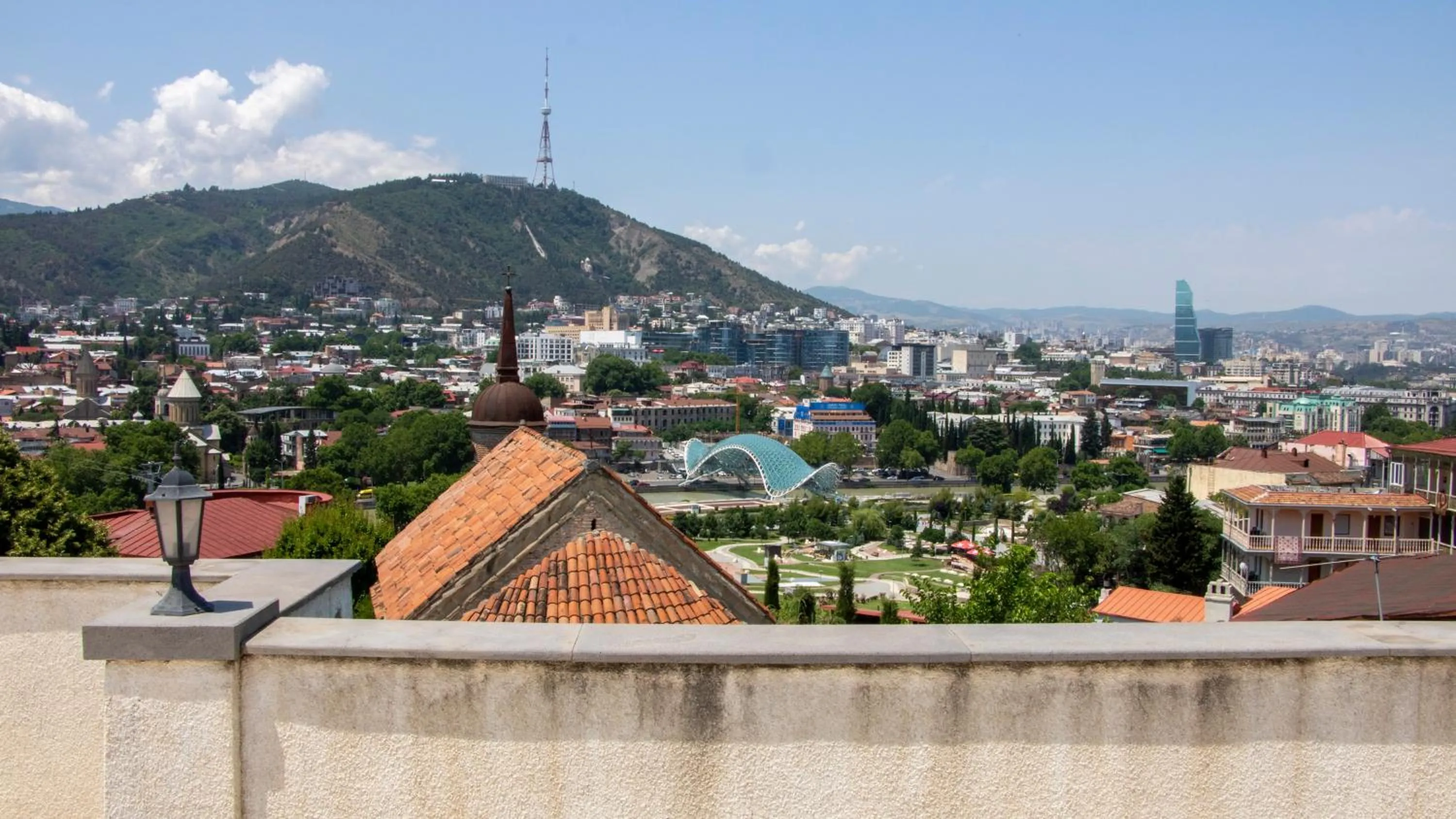 Balcony/Terrace in Hotel New Metekhi