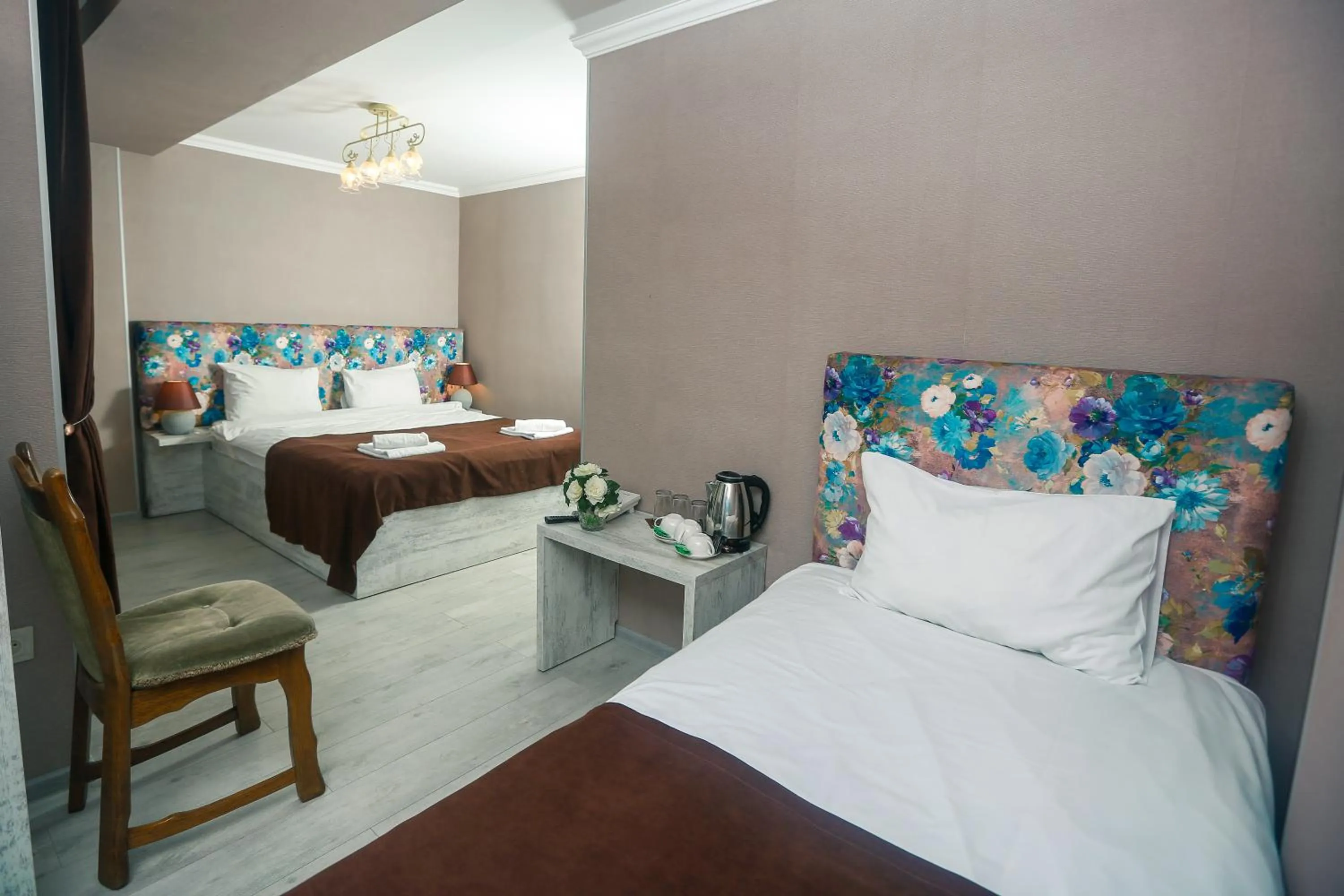 Bed in Hotel New Metekhi