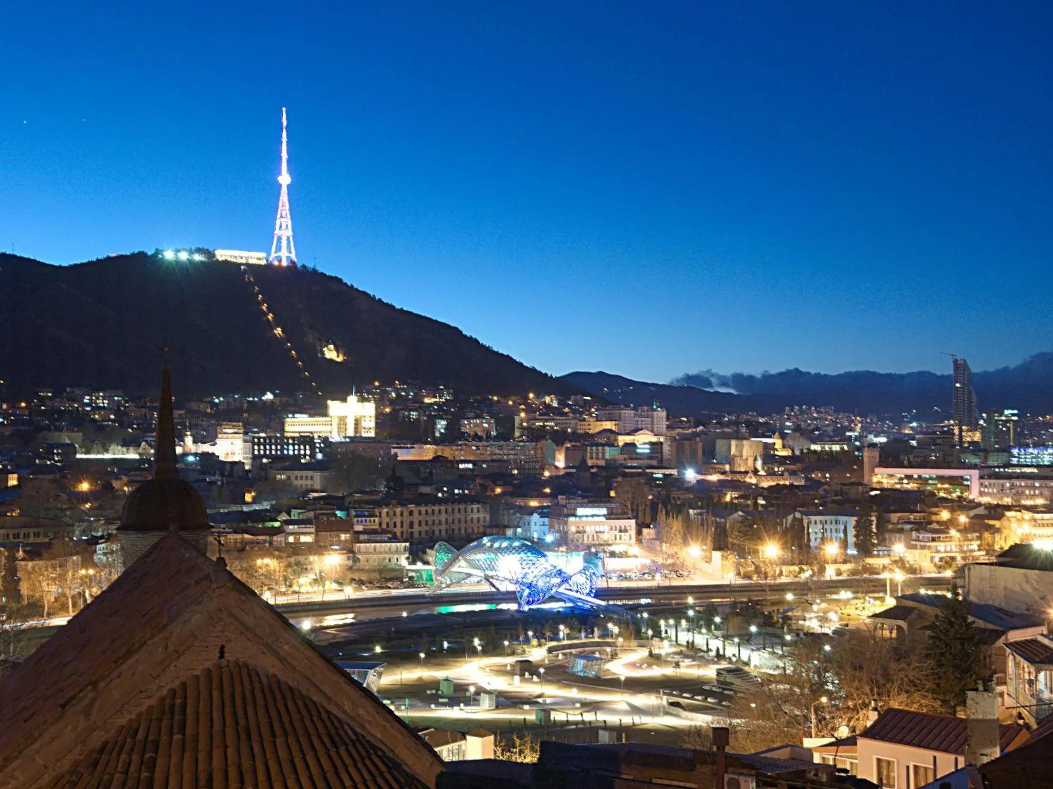 City view in Hotel New Metekhi