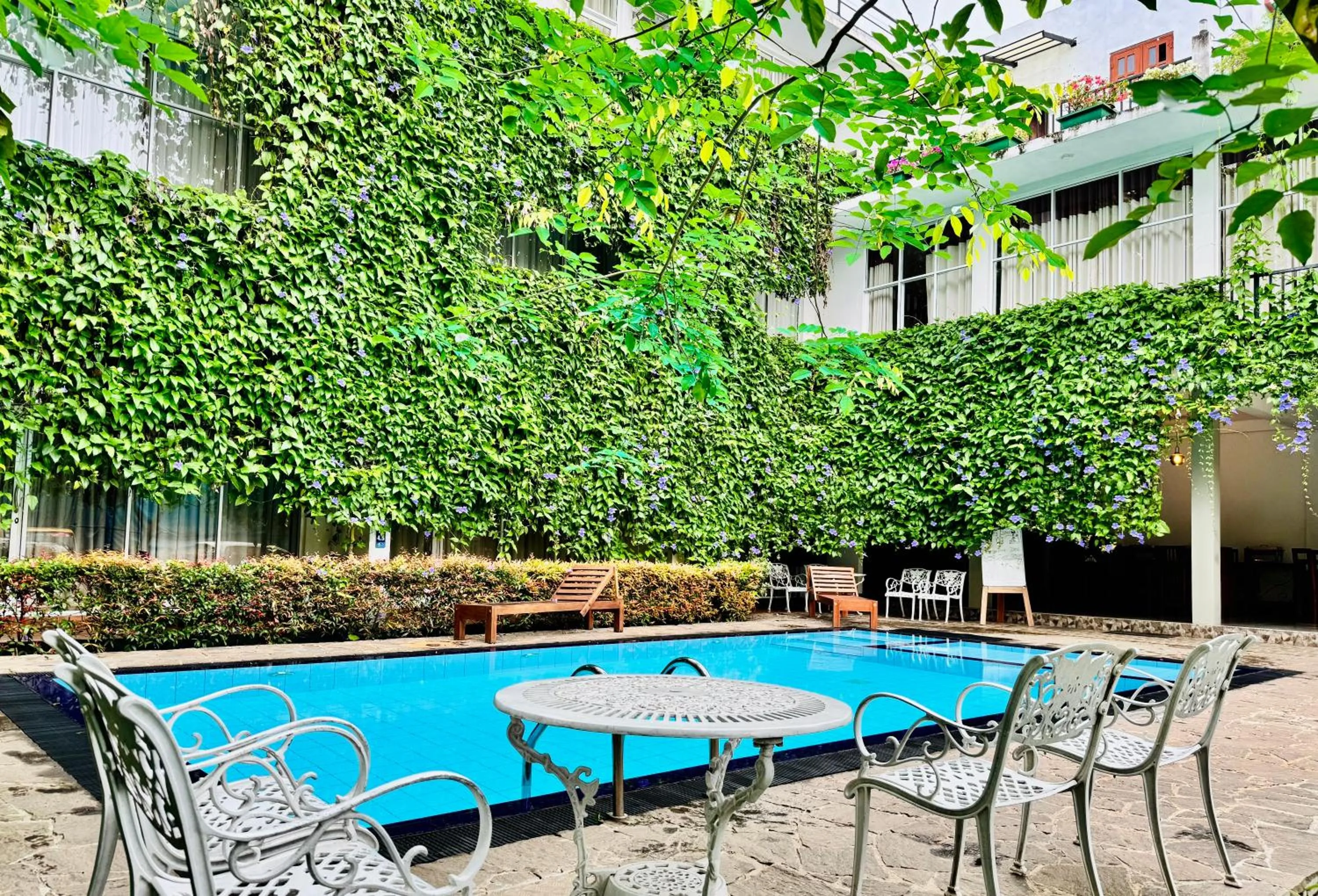 Pool view in Salubrious Resort