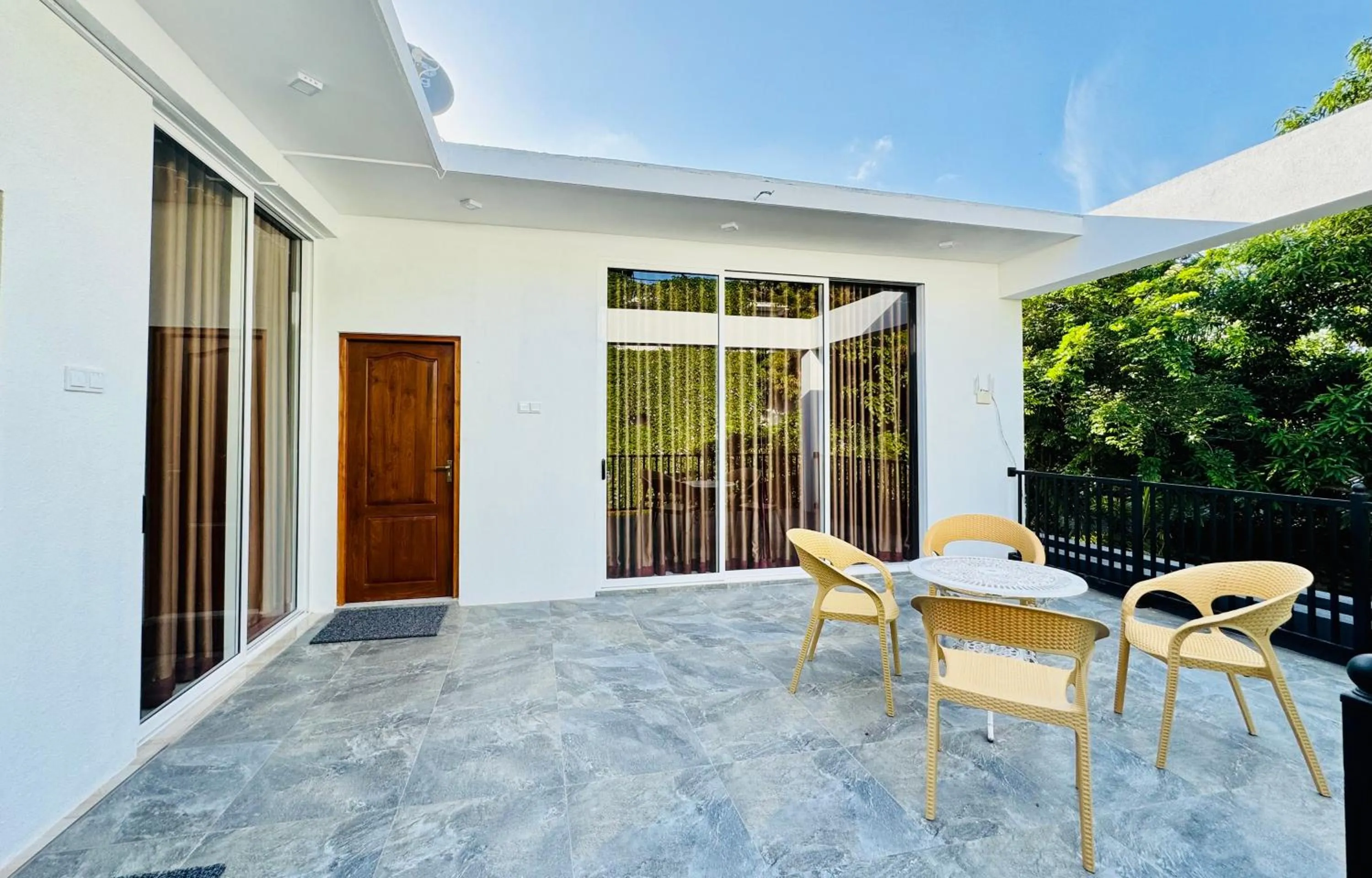 Patio in Salubrious Resort