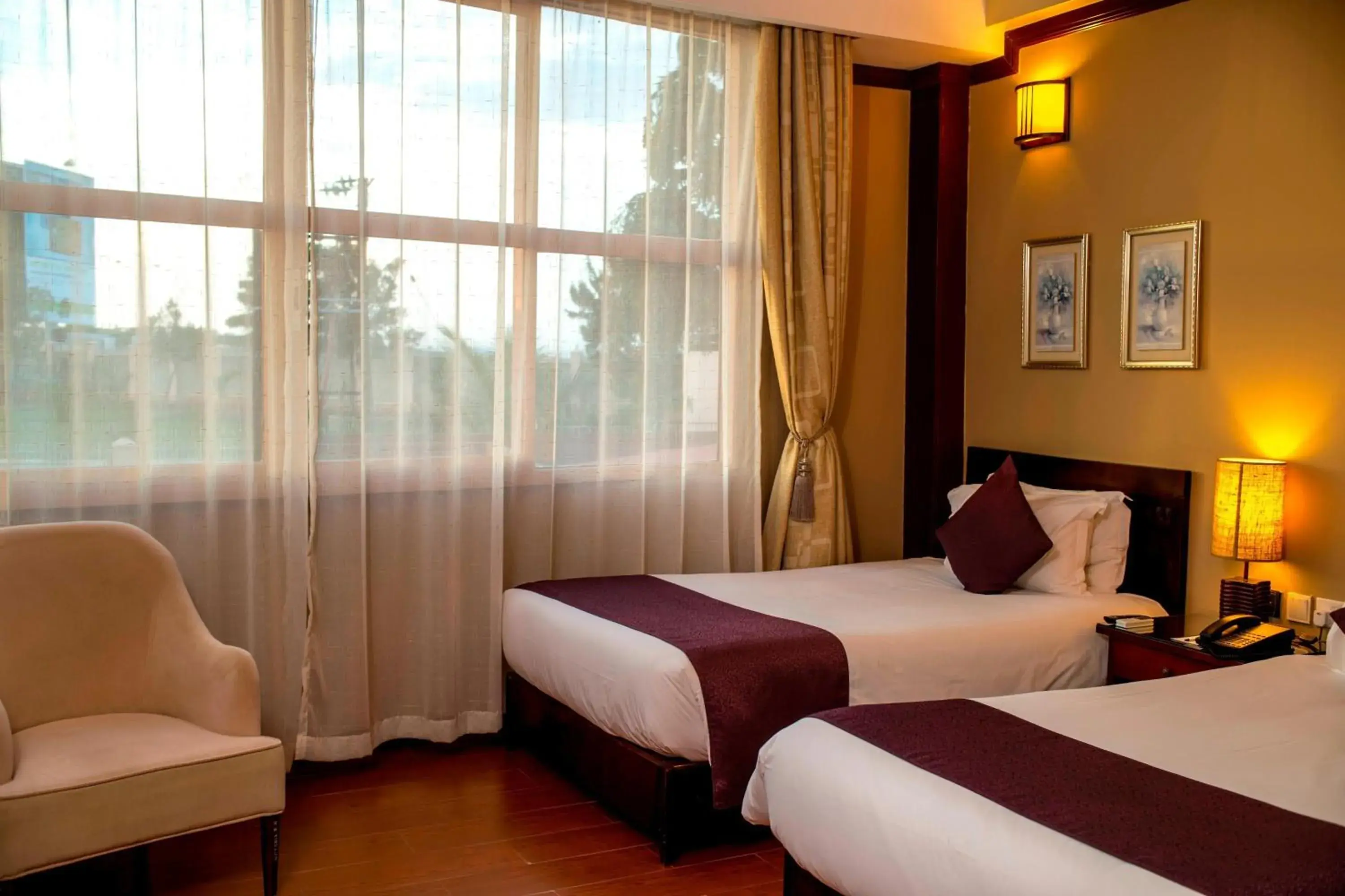 Guest room, 2 Twin/Single Bed(s), Lake Victoria view - single occupancy in Protea Hotel by Marriott Entebbe Guest room, 2 Twin/Single Bed(s), Lake Victoria view - single occupancy in Protea Hotel by Marriott Entebbe