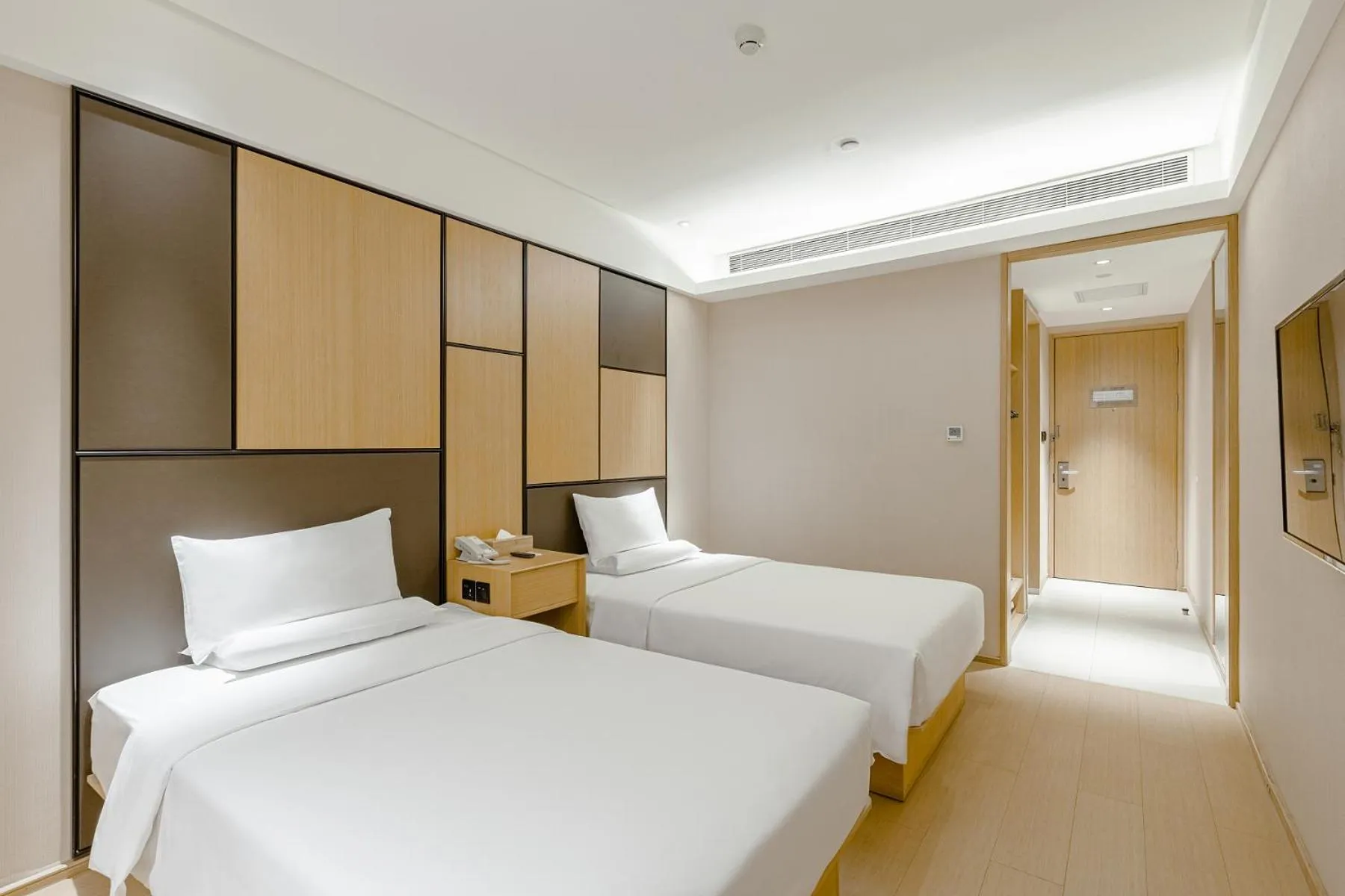 Bed in JI Hotel Beijing Yizhuang Economic Development Zone