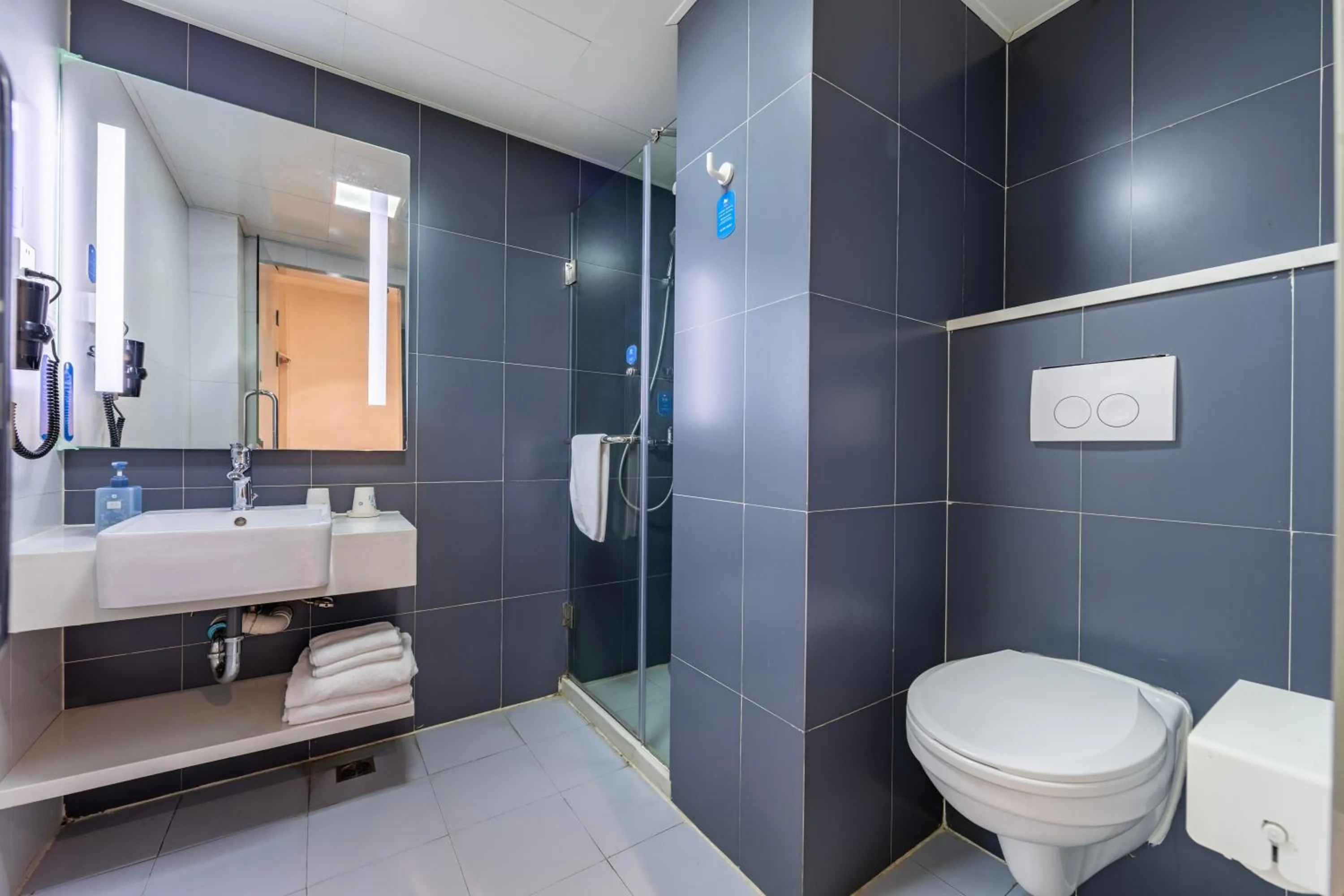 Toilet in Hanting Hotel Shanghai Xujiahui Center (formerly Xujiahui Nandan East Road Branch)