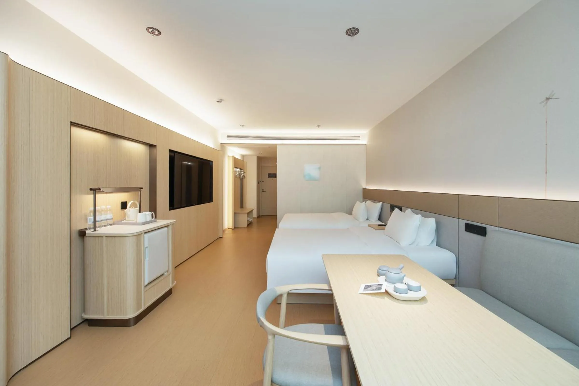 Bed in JI Hotel Shanghai Caohejing