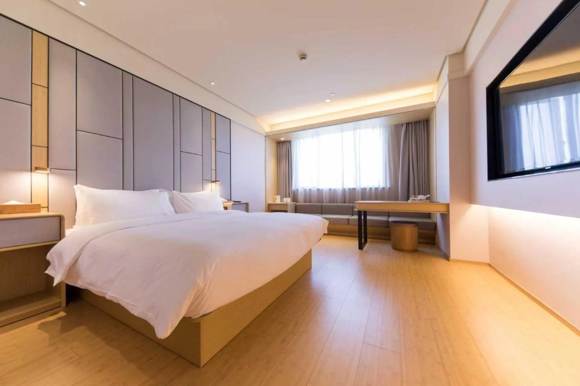 Bed in JI Hotel Shanghai Chunsheng Road