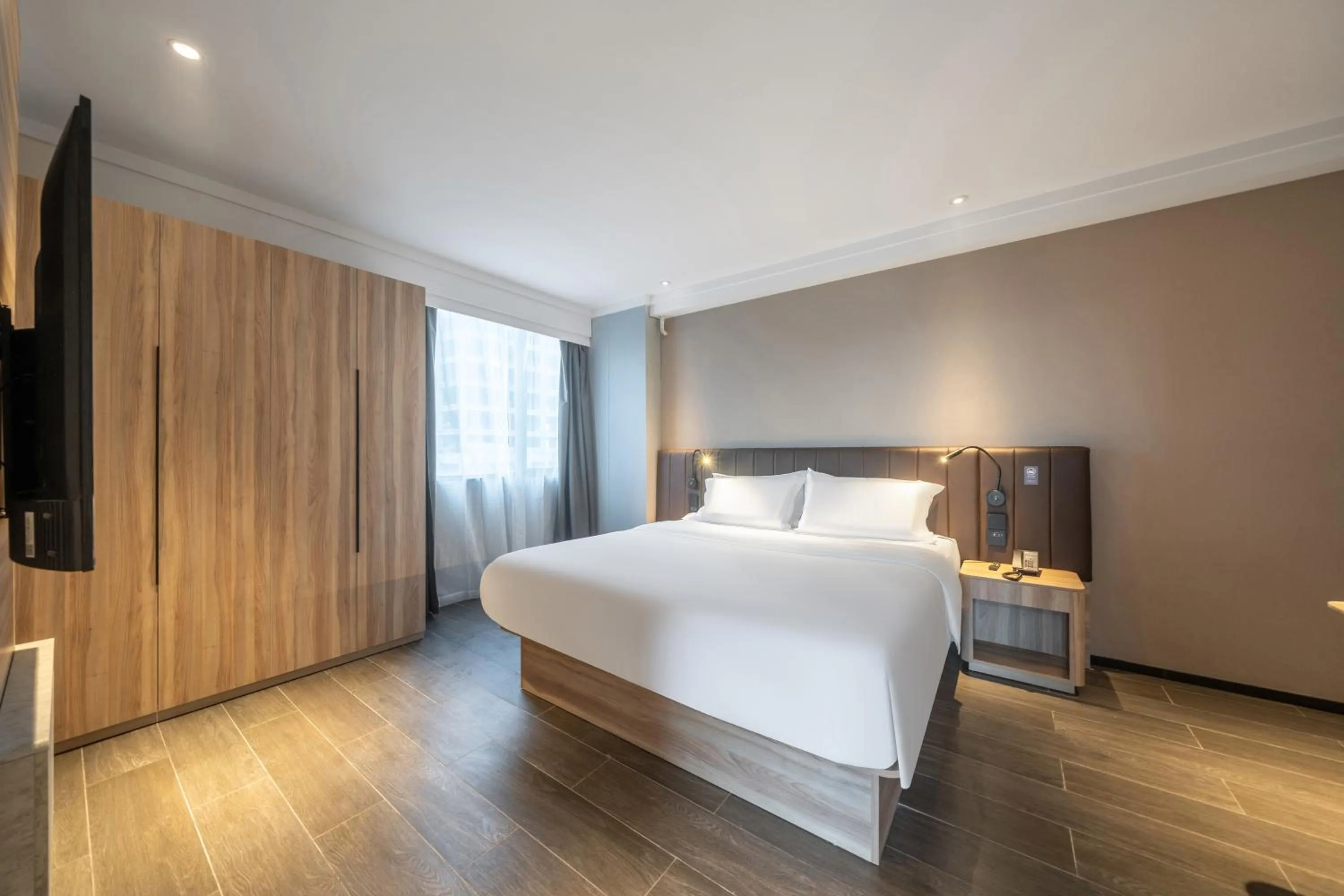Bed in Hanting Hotel Shanghai Fengxian Nanqiao Industrial Park