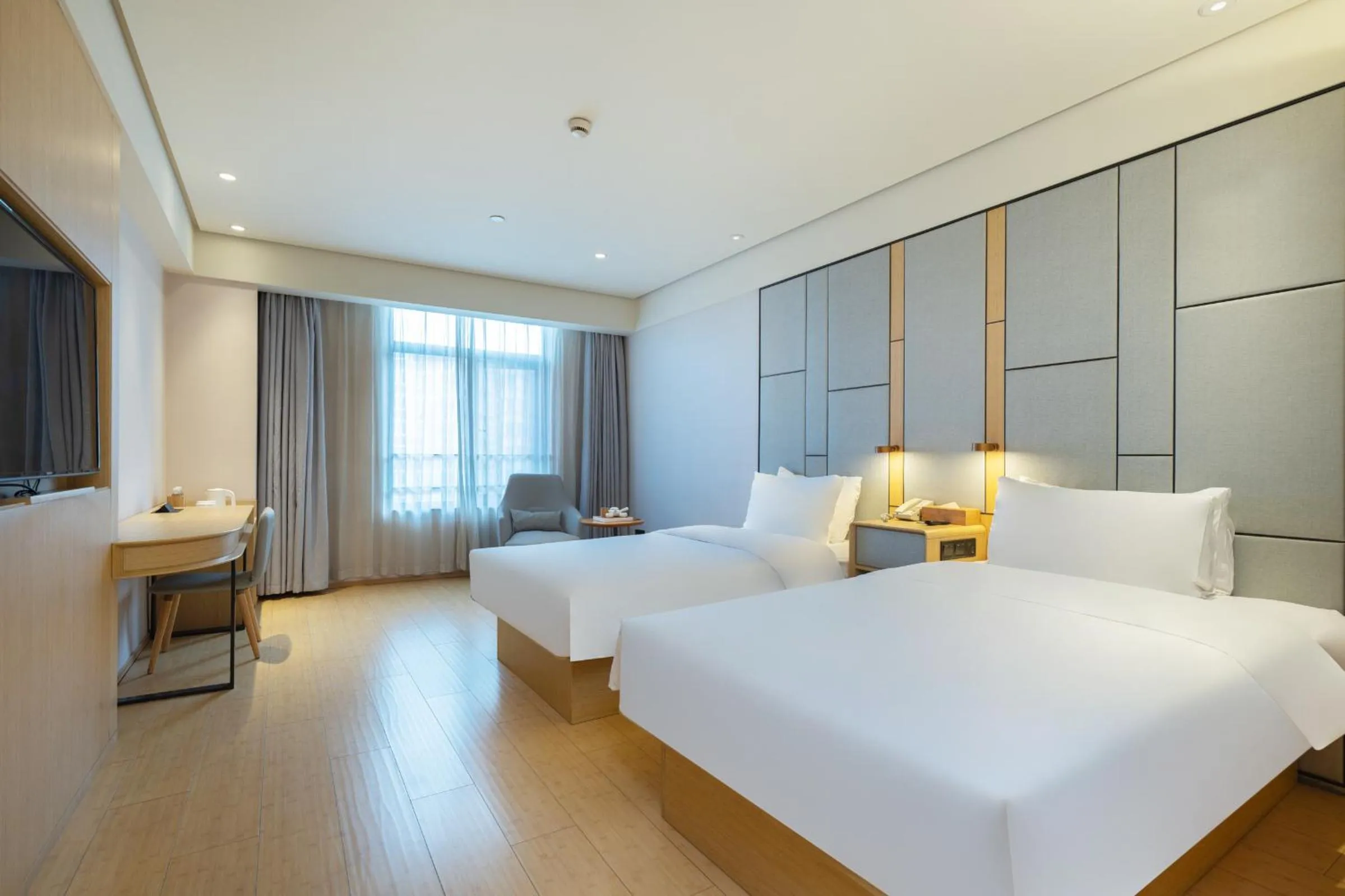 Bed in JI Hotel Shanghai Jiuting Center