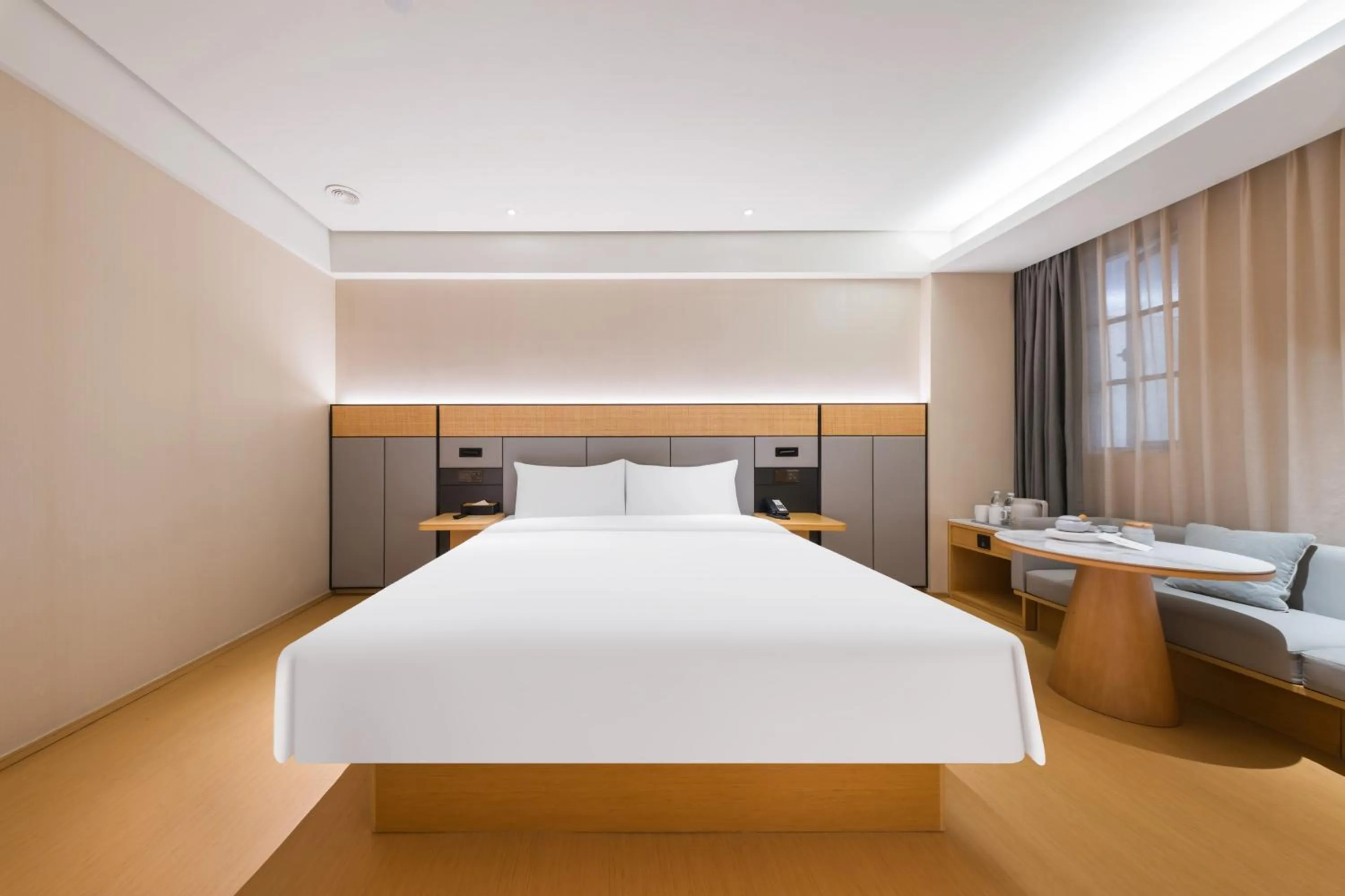 Bed in JI Hotel Shanghai Nanxiang Guyi Garden