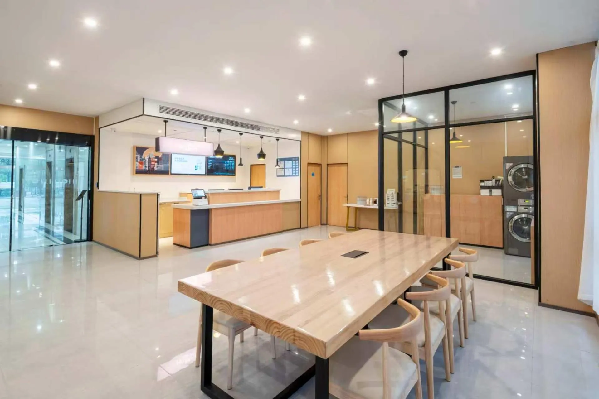 Lobby or reception in Hanting Hotel Nanjing Jiangning Niu Shoushan