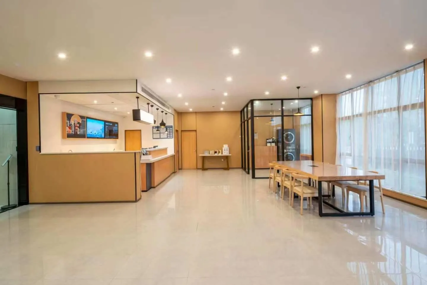 Lobby or reception in Hanting Hotel Nanjing Jiangning Niu Shoushan