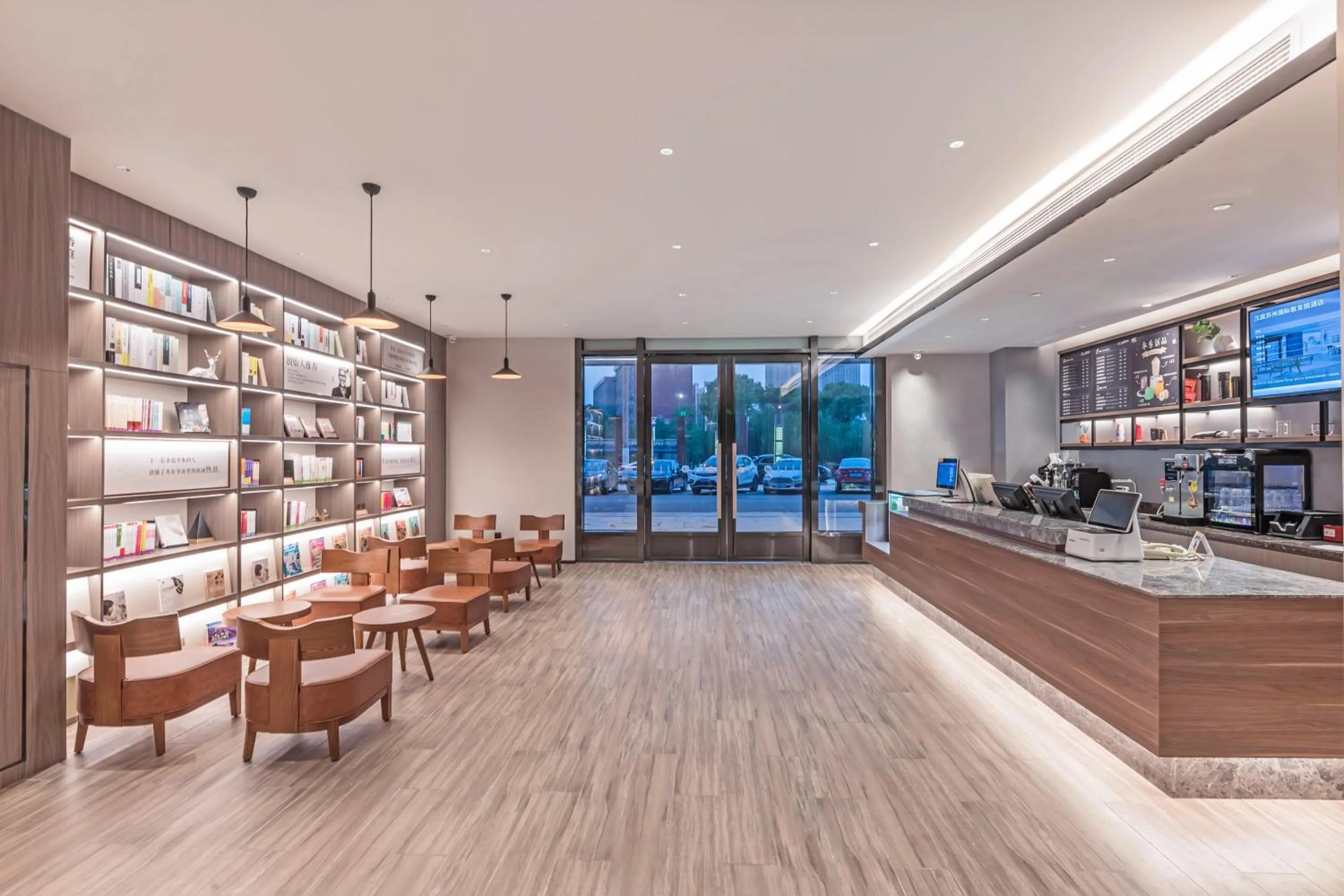 Property building in Hanting Hotel Suzhou International Education Park Yuexi Subway Station