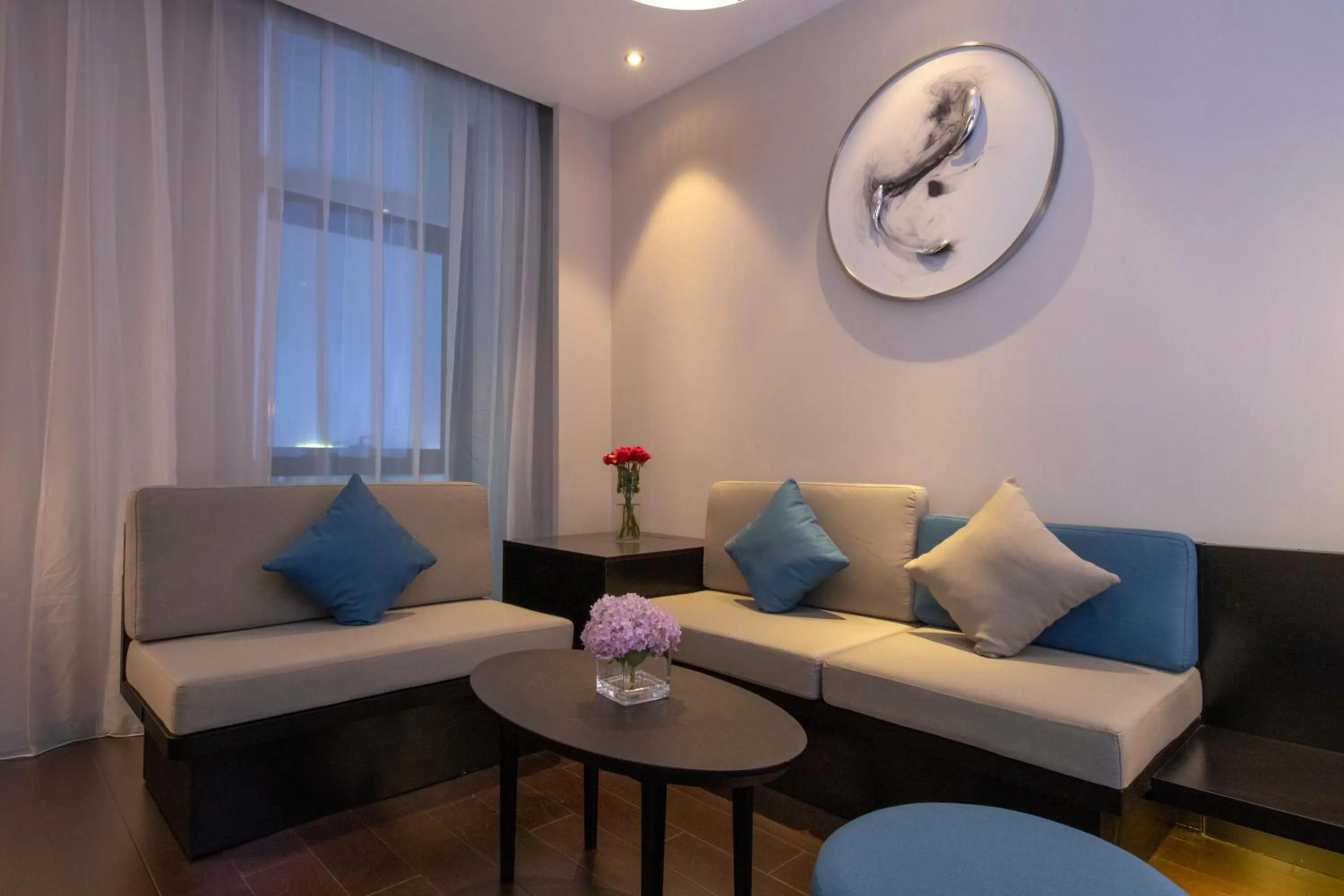 Seating area in Orange Hotel Hangzhou Future Science and Technology City Hangzhou Normal University