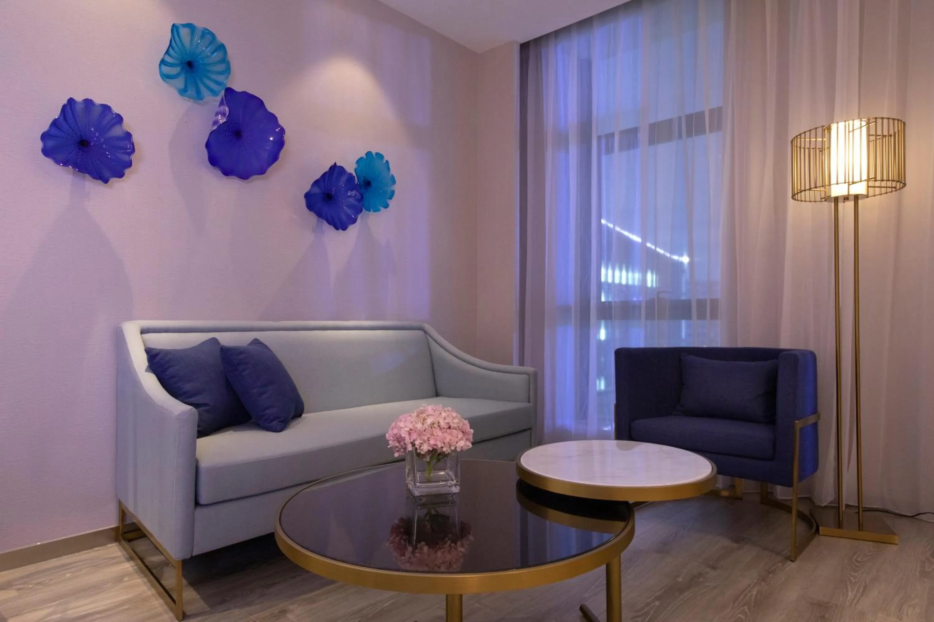 Seating area in Orange Hotel Hangzhou Future Science and Technology City Hangzhou Normal University