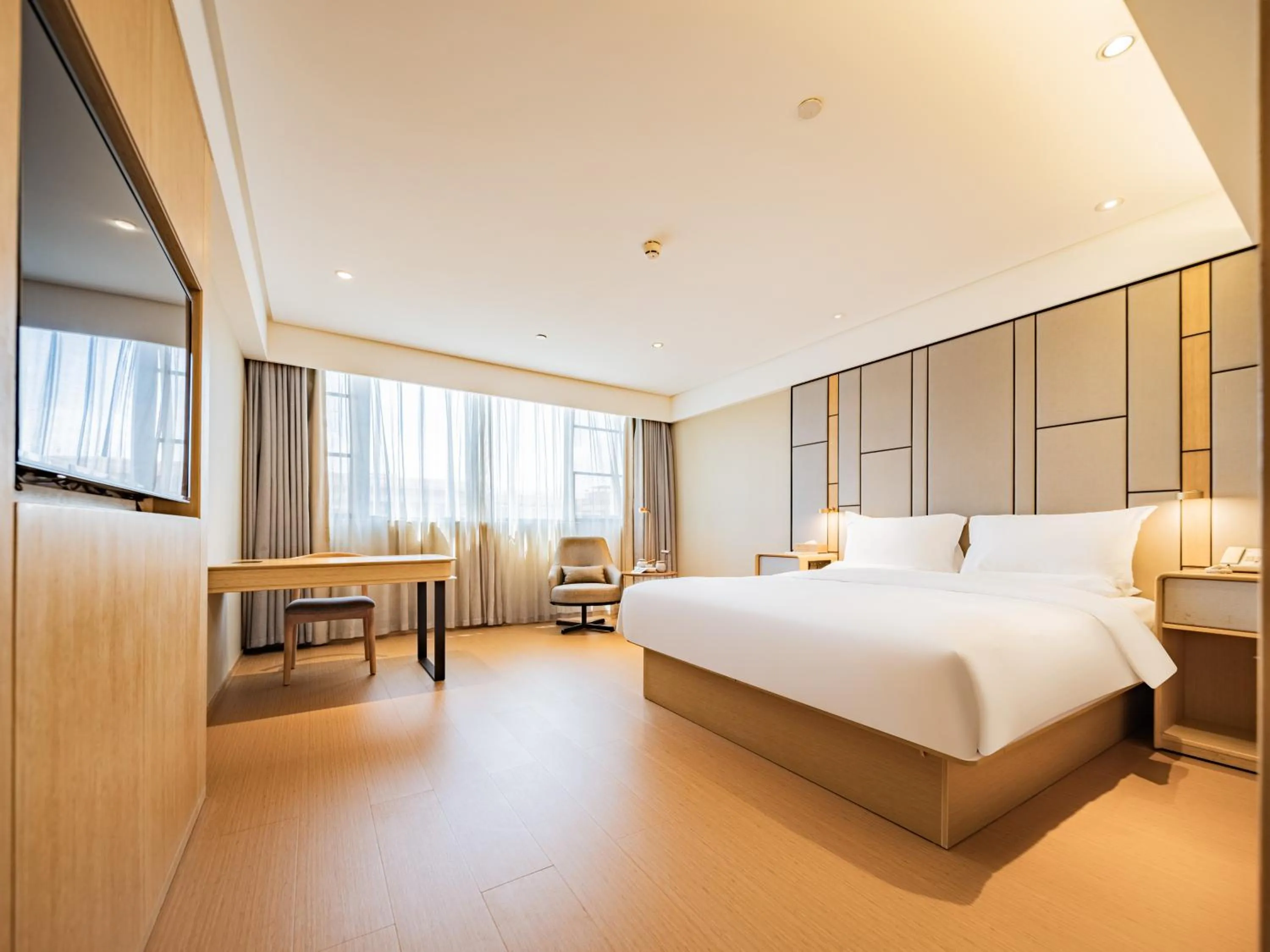 Bed in JI Hotel Chengdu Shuangliu Airport