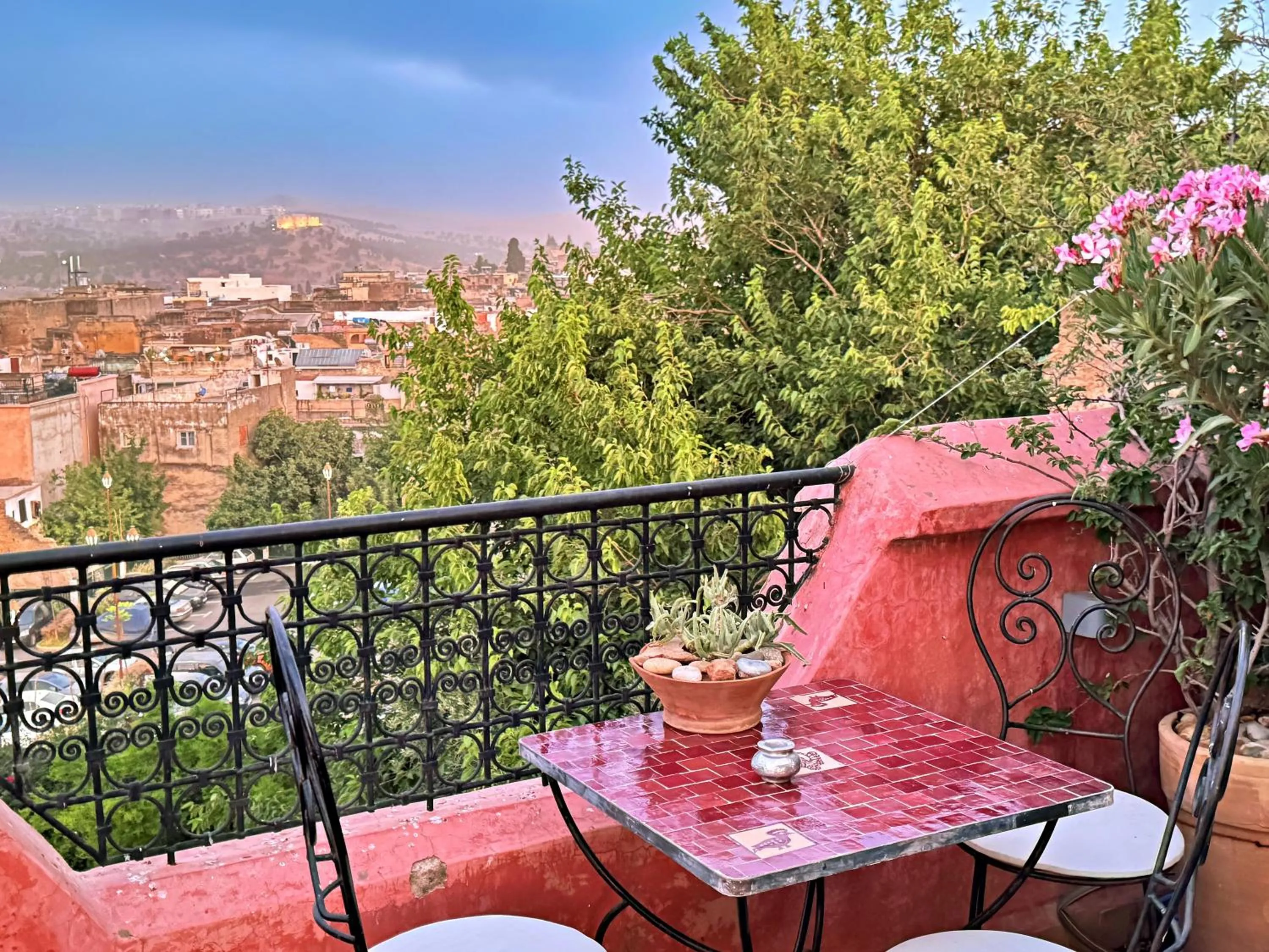 Patio in Riad Toyour- Riad of birds