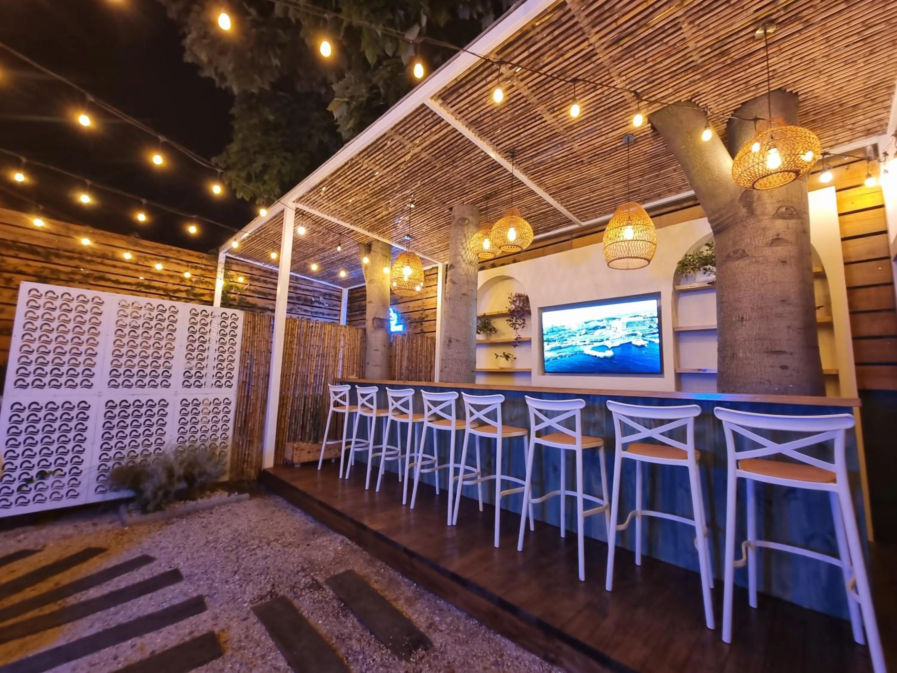 Lounge or bar in Reñaca House Hotel