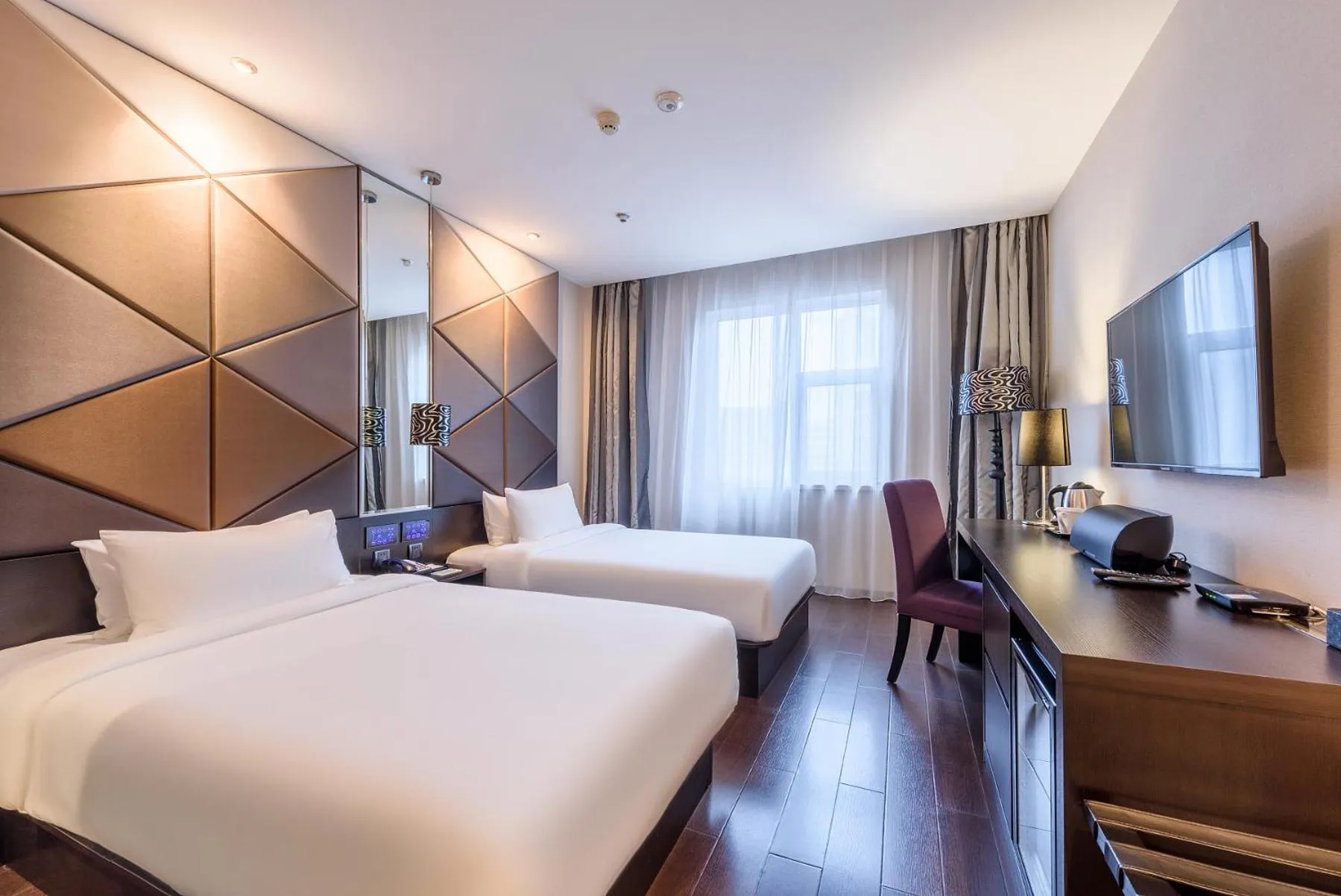 Bed in Orange Hotel Hangzhou Wenyi West Road