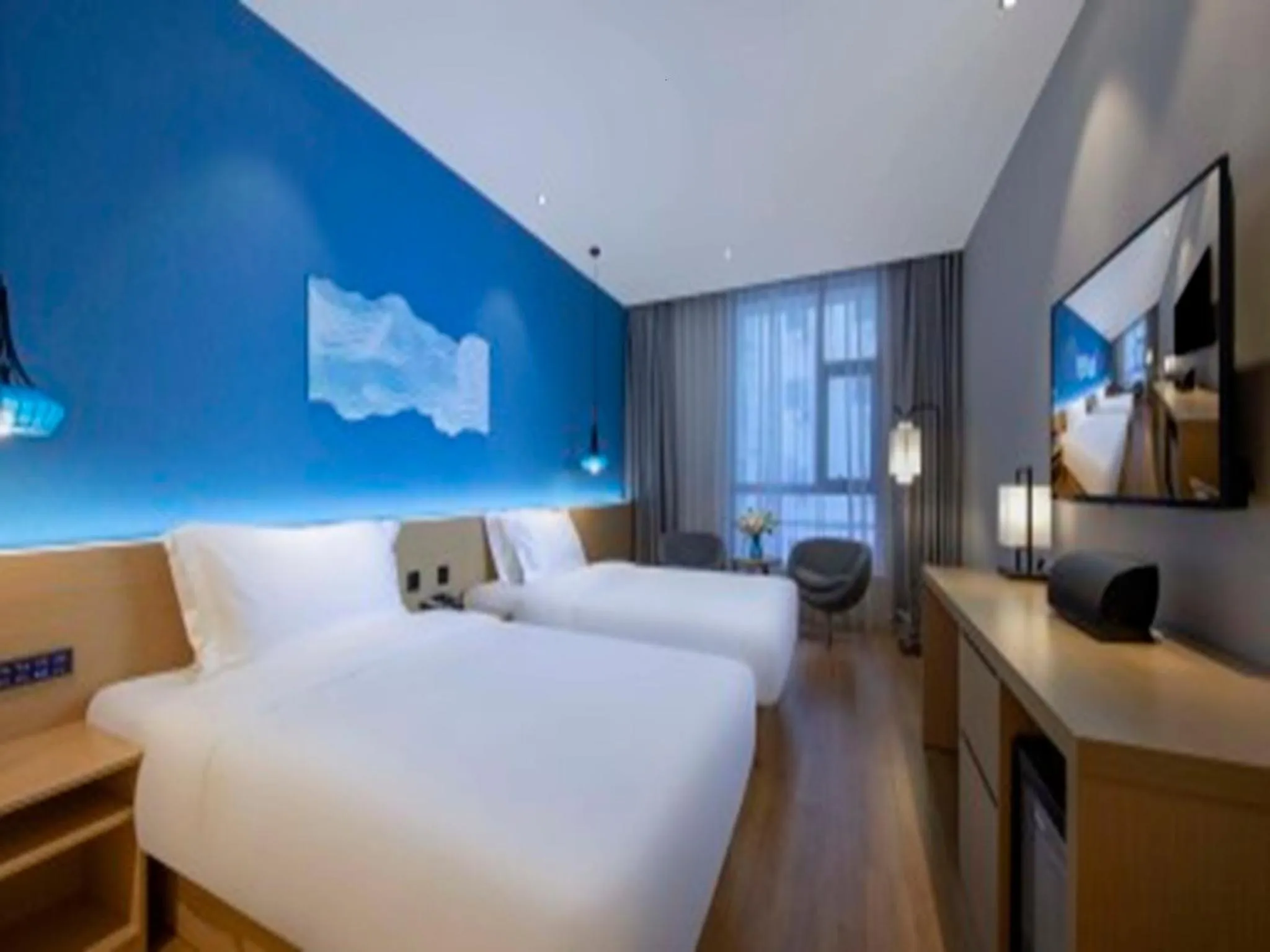 Bedroom, Bed in Orange Hotel Suzhou North Station Cailian Square